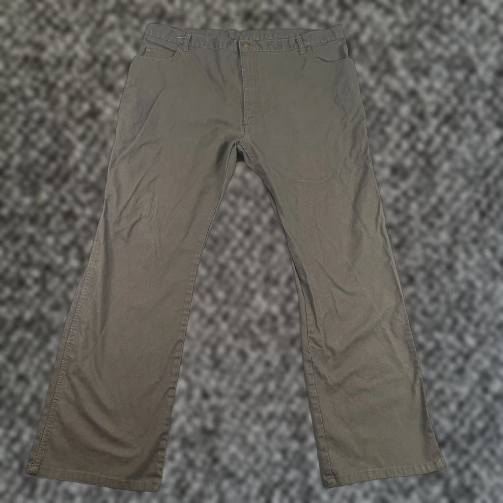 Dickies Dickies Jeans Men 42x32 Green Denim Relaxed Straight Work Cargo Pocket 98% Cotton Mens Size US 42 / EU 58 - 1 Thumbnail