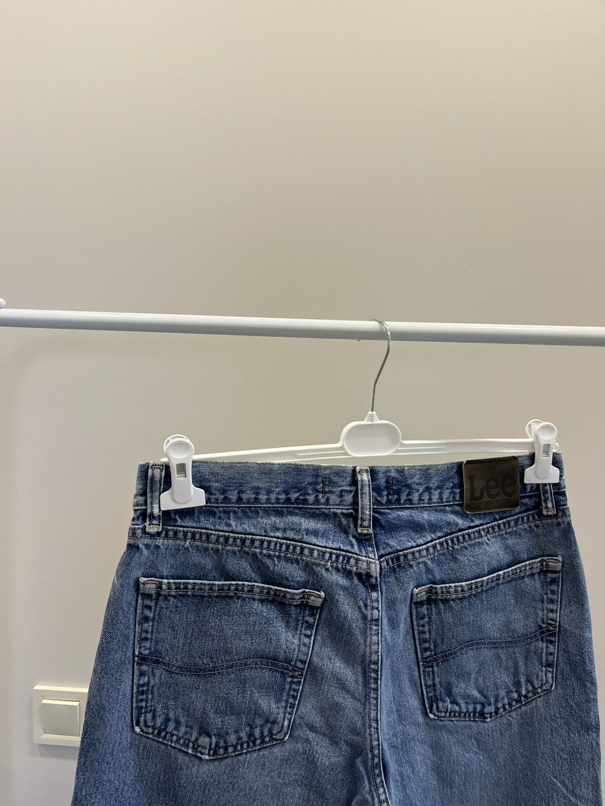 Lee VTG 90’s Lee Straight Leg Y2K Blue Jeans Streetwear 33/30 Size US 33 - 4 Thumbnail
