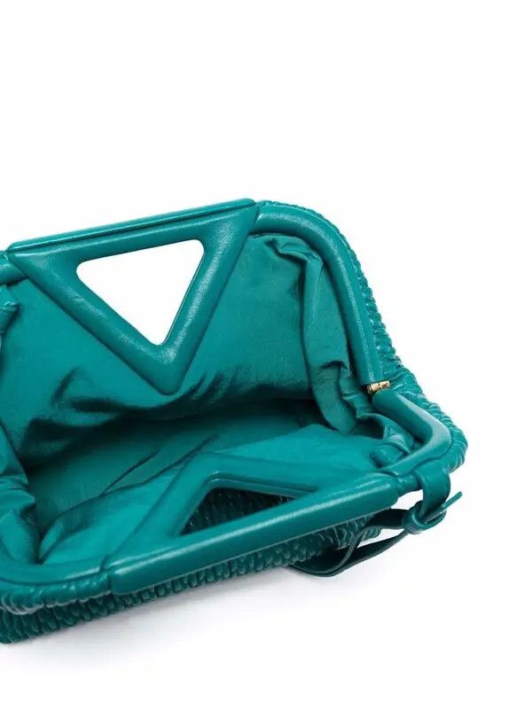 Bottega Veneta o1loc1c0824 Size: OS / Point Bag in Blue Size ONE SIZE - 5 Thumbnail