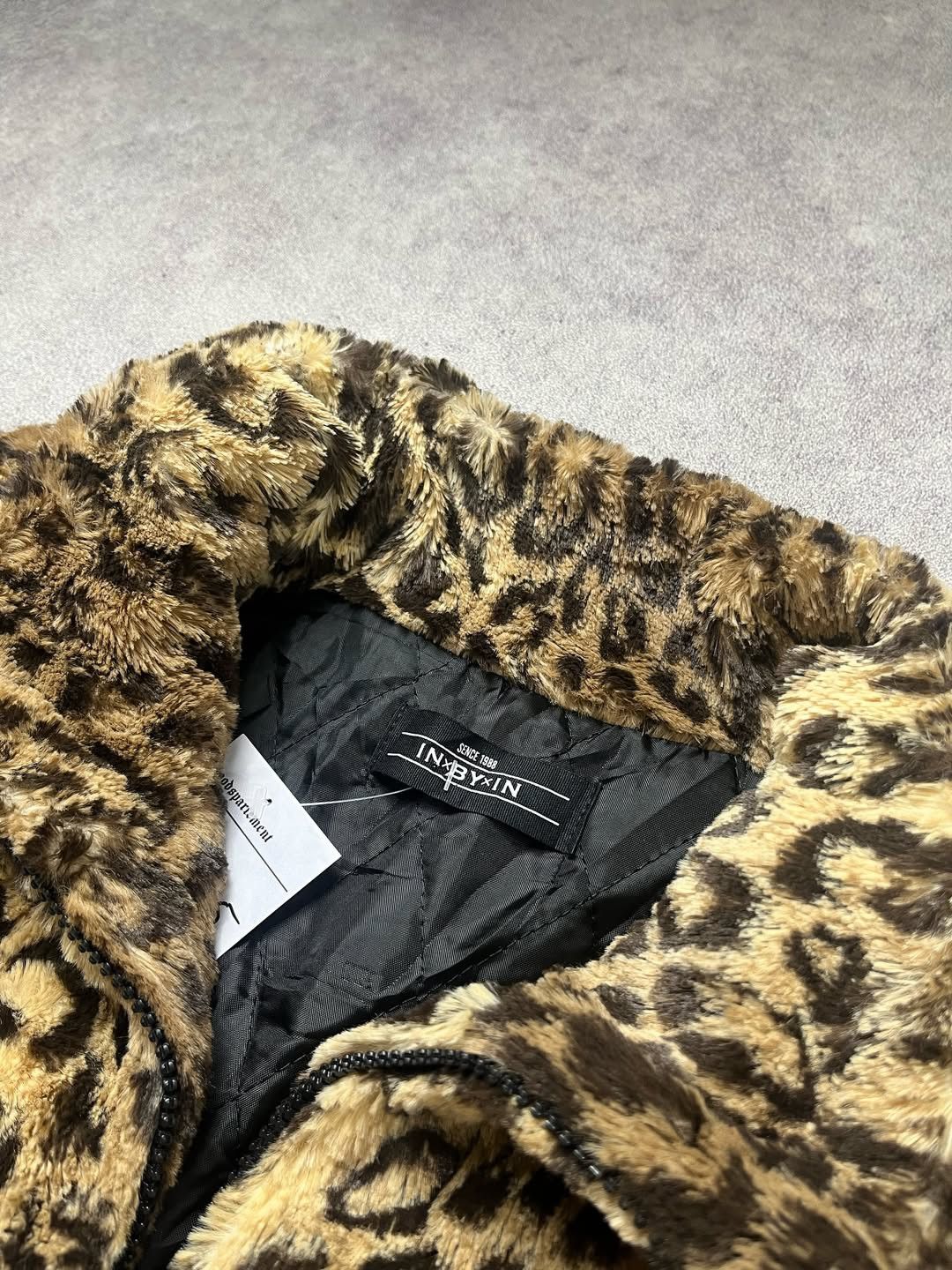 Other INBYIN leopard fleece jacket Size US XL / EU 56 / 4 - 4 Thumbnail