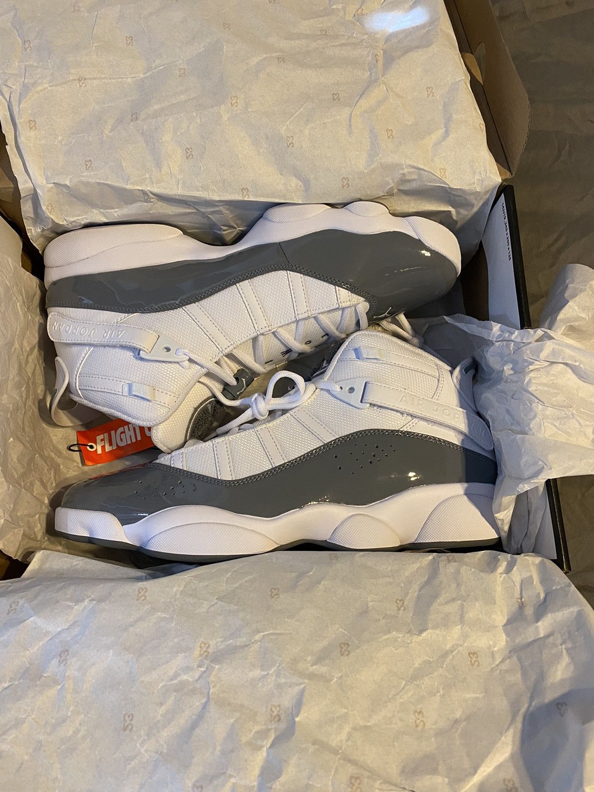 image of Jordan Brand 6 Rings Shoes in Grey, Men's (Size 11)