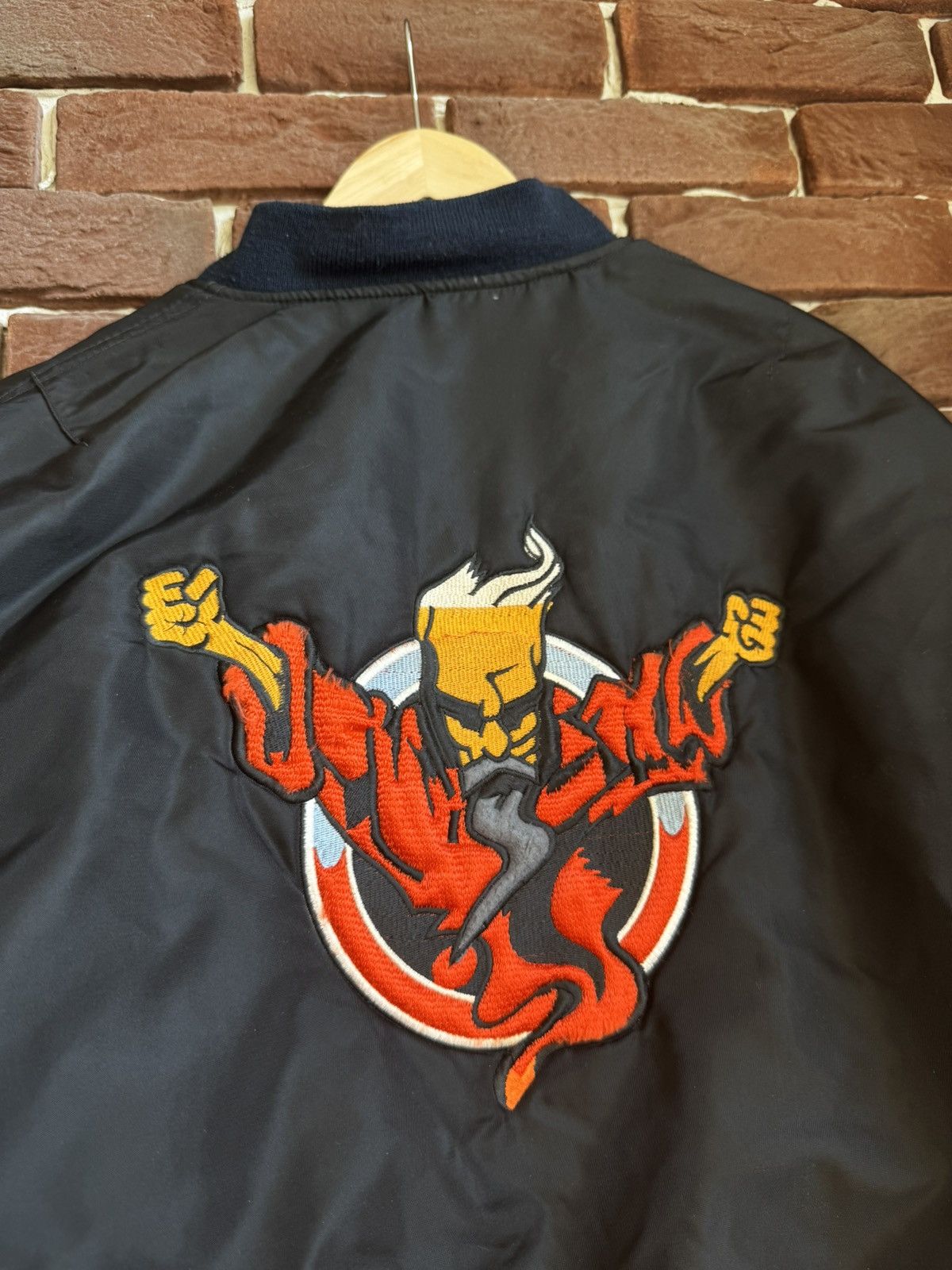 Thunderdome Rare 90s 1994 Thunderdome Bomber Jacket Gabber Hardcore Band Size US XL / EU 56 / 4 - 4 Thumbnail