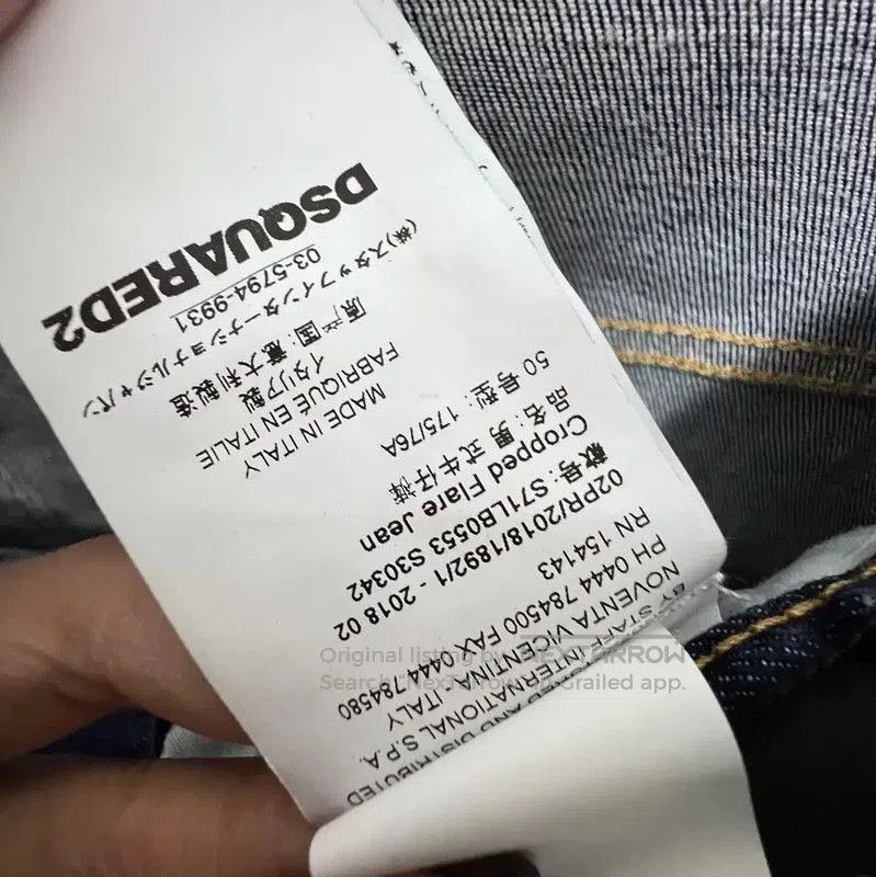Dsquared2 DSQUARED2 Blue Cotton Casual Pants for Men . Size US 34 / EU 50 - 9 Thumbnail
