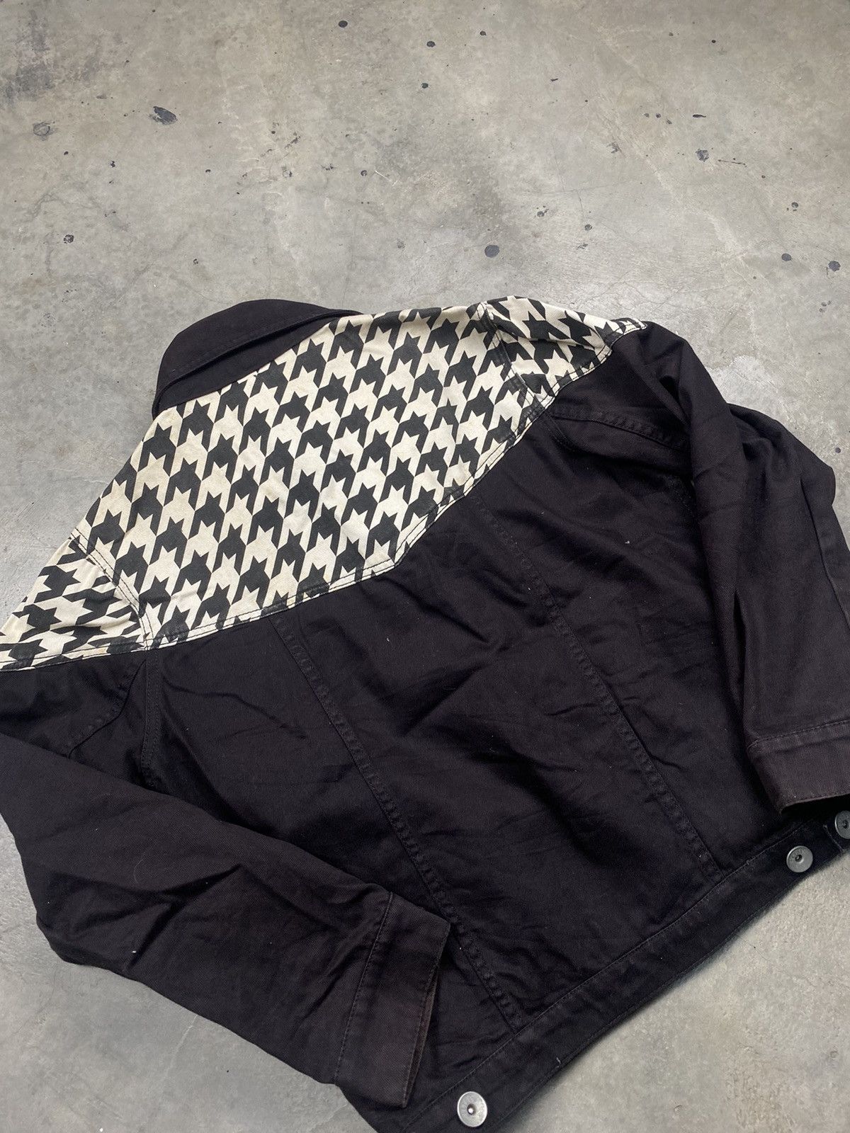 Japanese Brand Gyda Japan Abstract Aztec Denim Jacket Size M / US 6-8 / IT 42-44 - 3 Thumbnail