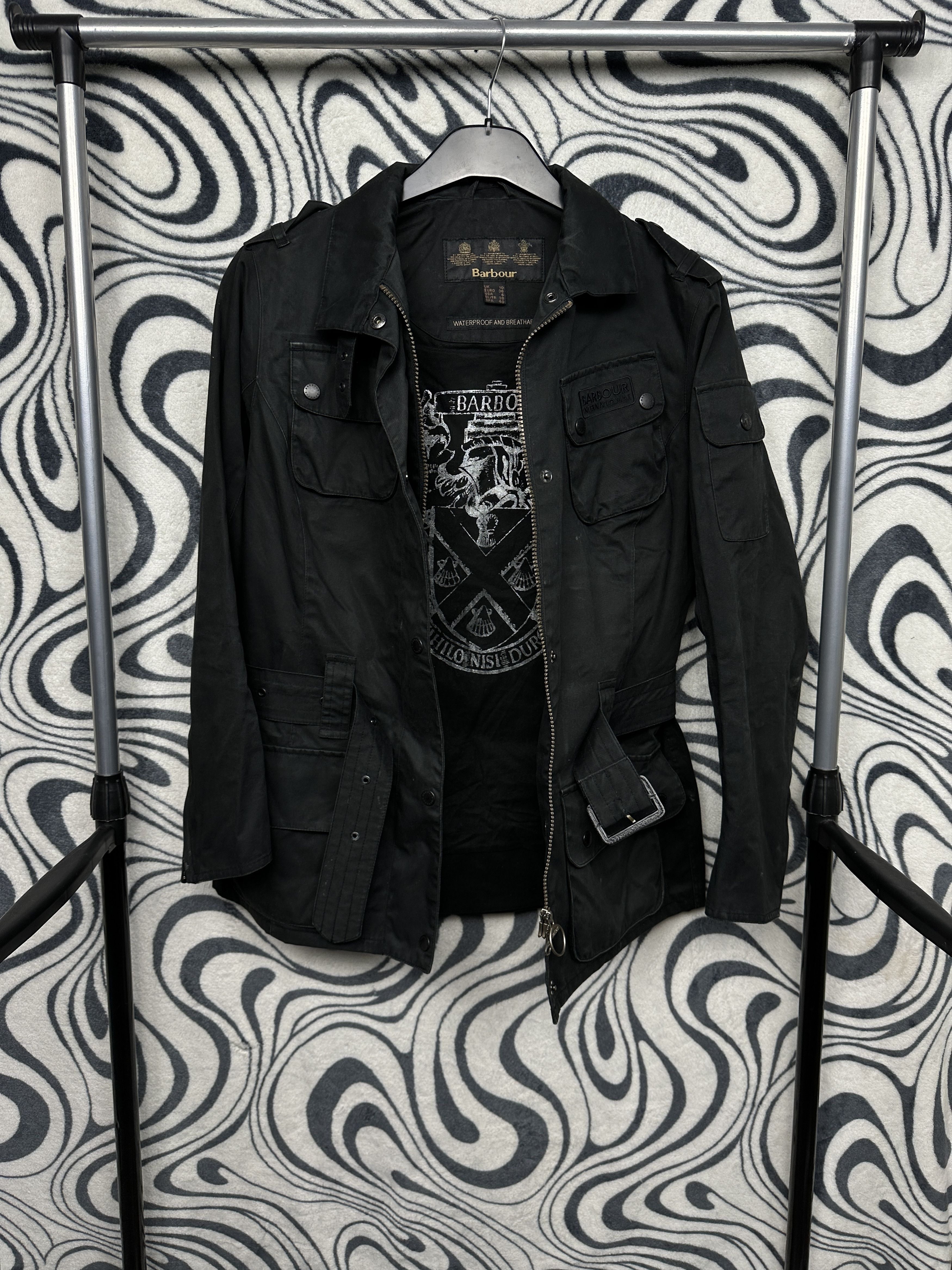 Barbour Barbour International SMU Womens Jacket Size M / US 6-8 / IT 42-44 - 4 Thumbnail