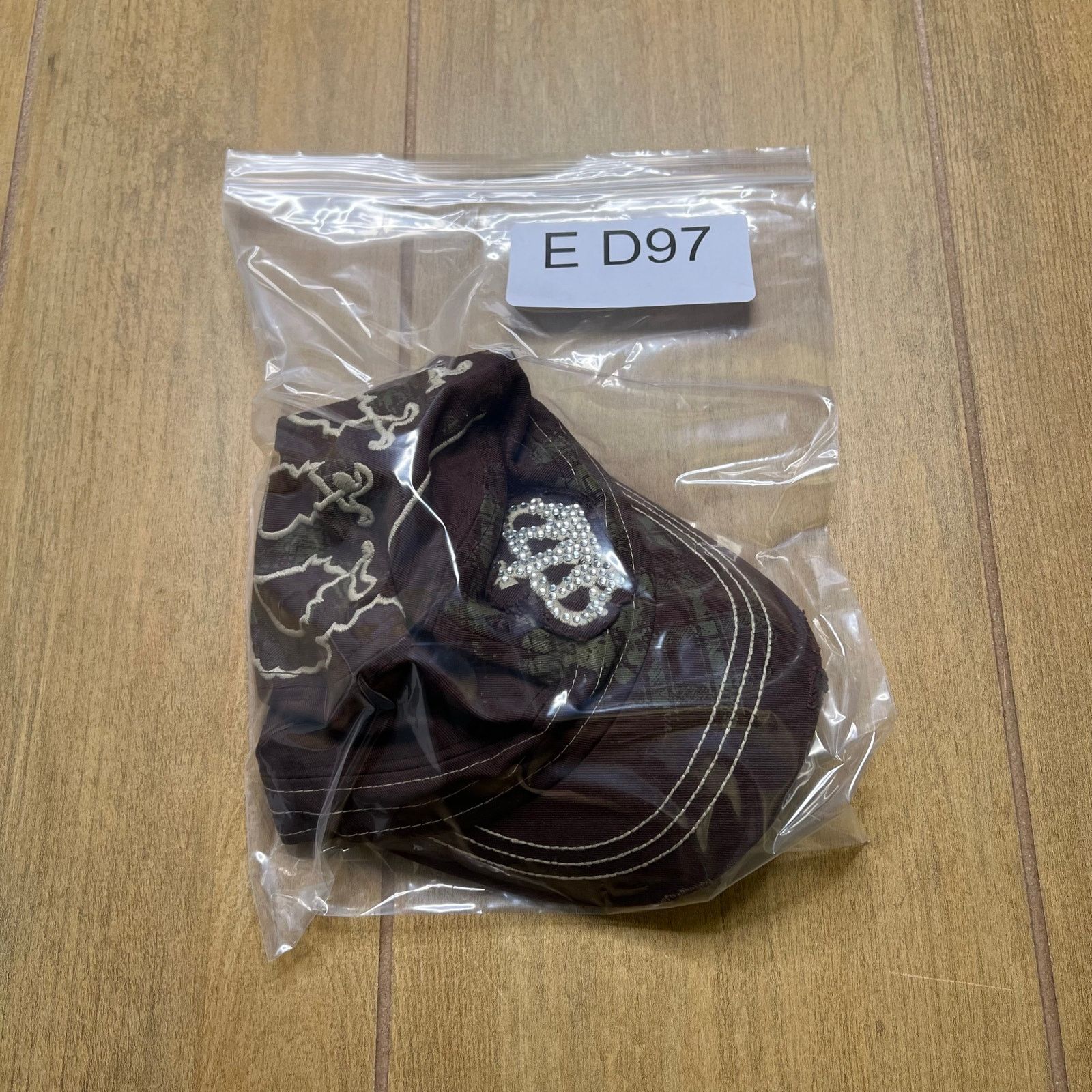 Vintage Y2K Leader Original Womens Brown Crown Rhinestone Cap Size ONE SIZE - 12 Thumbnail