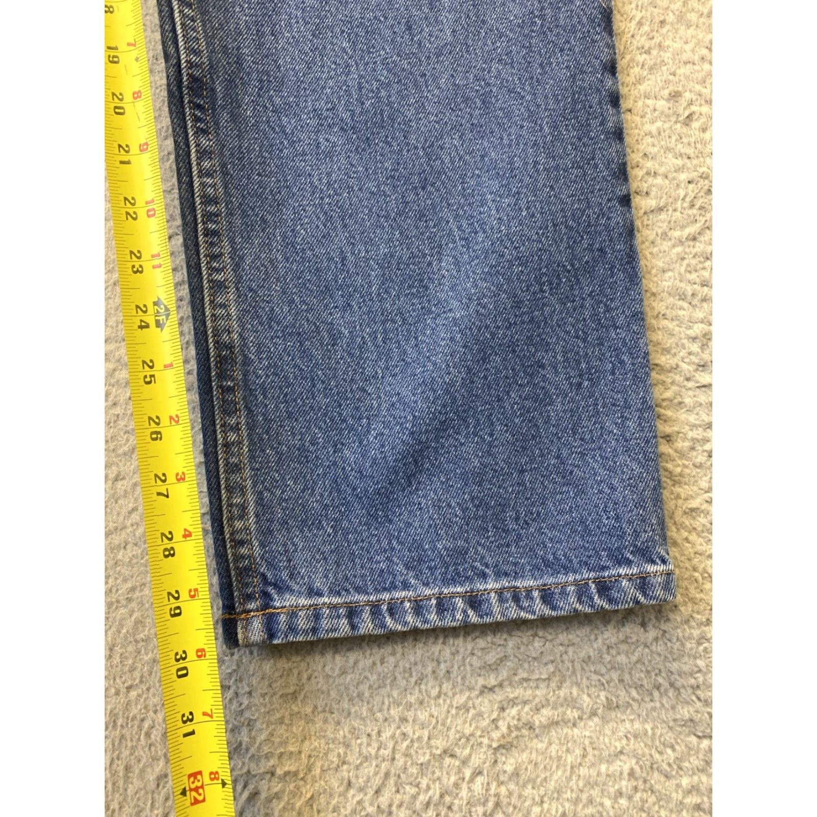 Vintage LL Bean Jeans Adult 40x30 Denim Blue Cotton Regular Mens Size US 40 / EU 56 - 5 Thumbnail