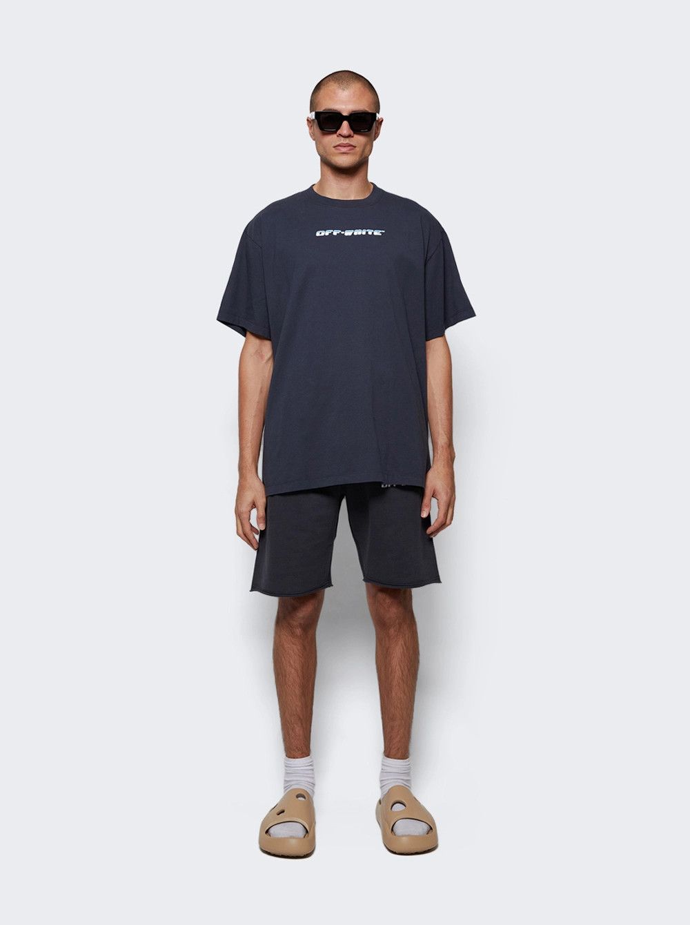 Off-White o1gr1nt1124 Between Arrow Over S/S T-Shirt in Outer Space Size US XL / EU 56 / 4 - 3 Thumbnail