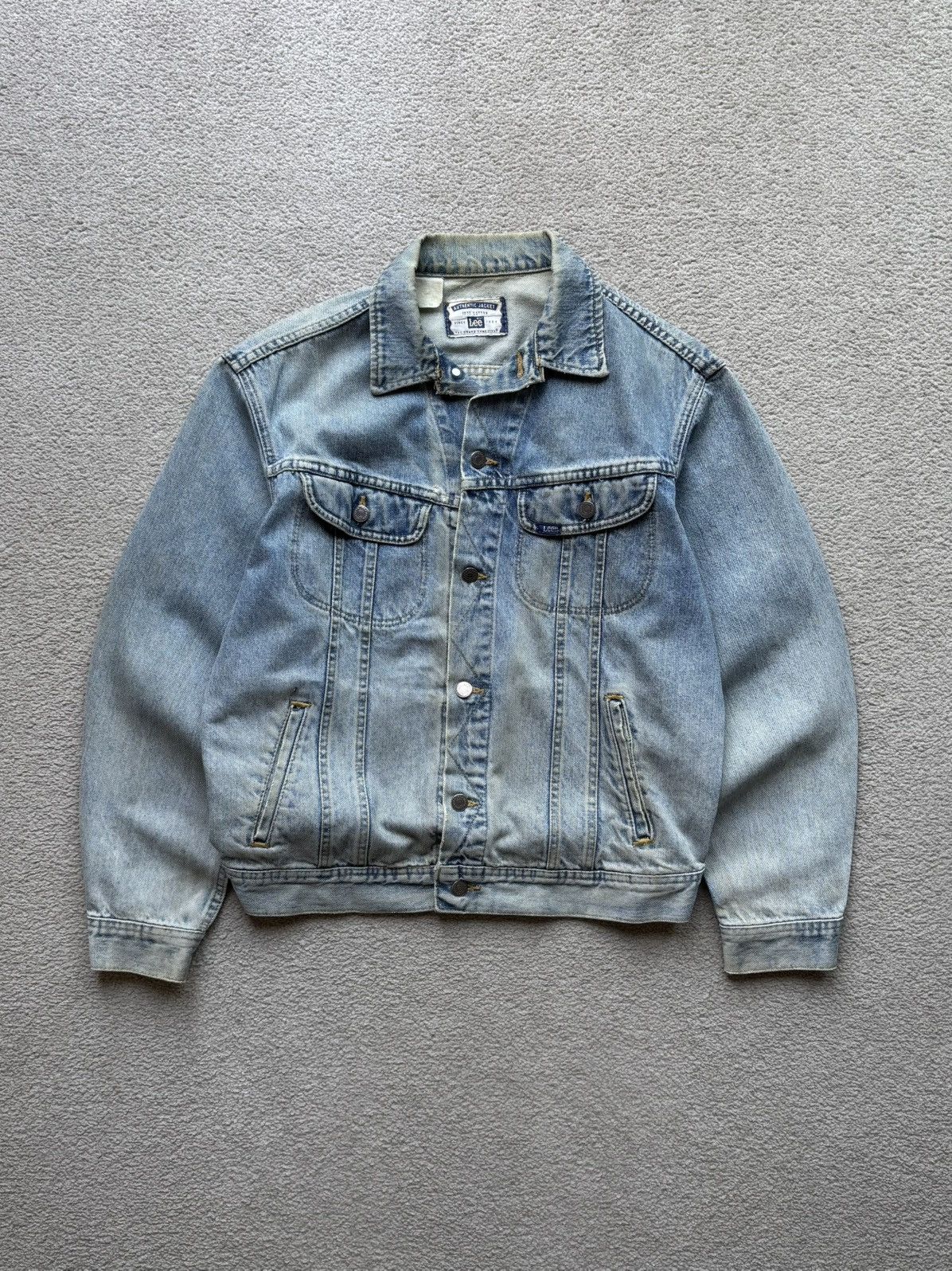 Lee × Vintage Vintage 1980s/1990s Lee Trucker Jacket MADE IN USA Size US M / EU 48-50 / 2 - 1 Thumbnail