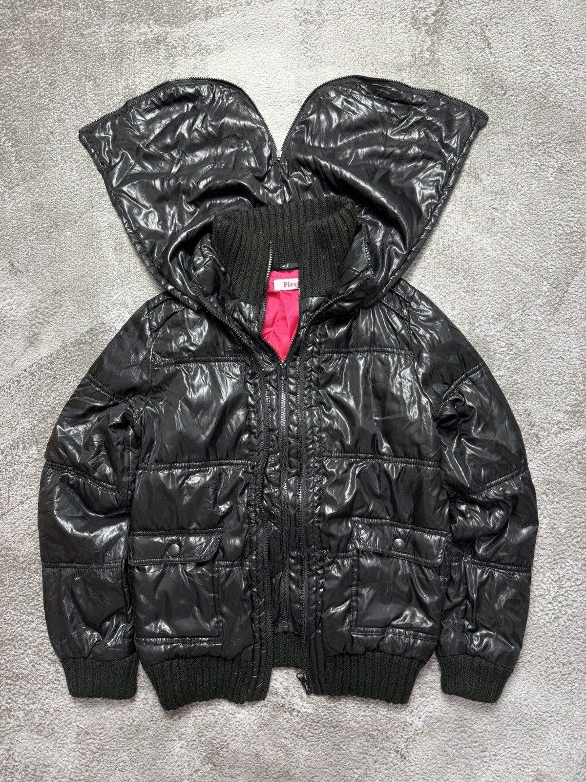 Yohji Yamamoto First Double Zipper Puffer Hoodie Ifsixwasnine Lgb Styled Size US M / EU 48-50 / 2 - 1 Thumbnail