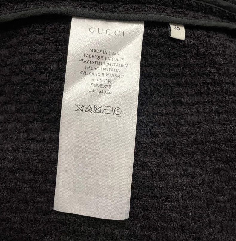 Gucci Gucci Size 36 Black striped cardigan jacket size 36 2502-N Size US XS / EU 42 / 0 - 6 Thumbnail