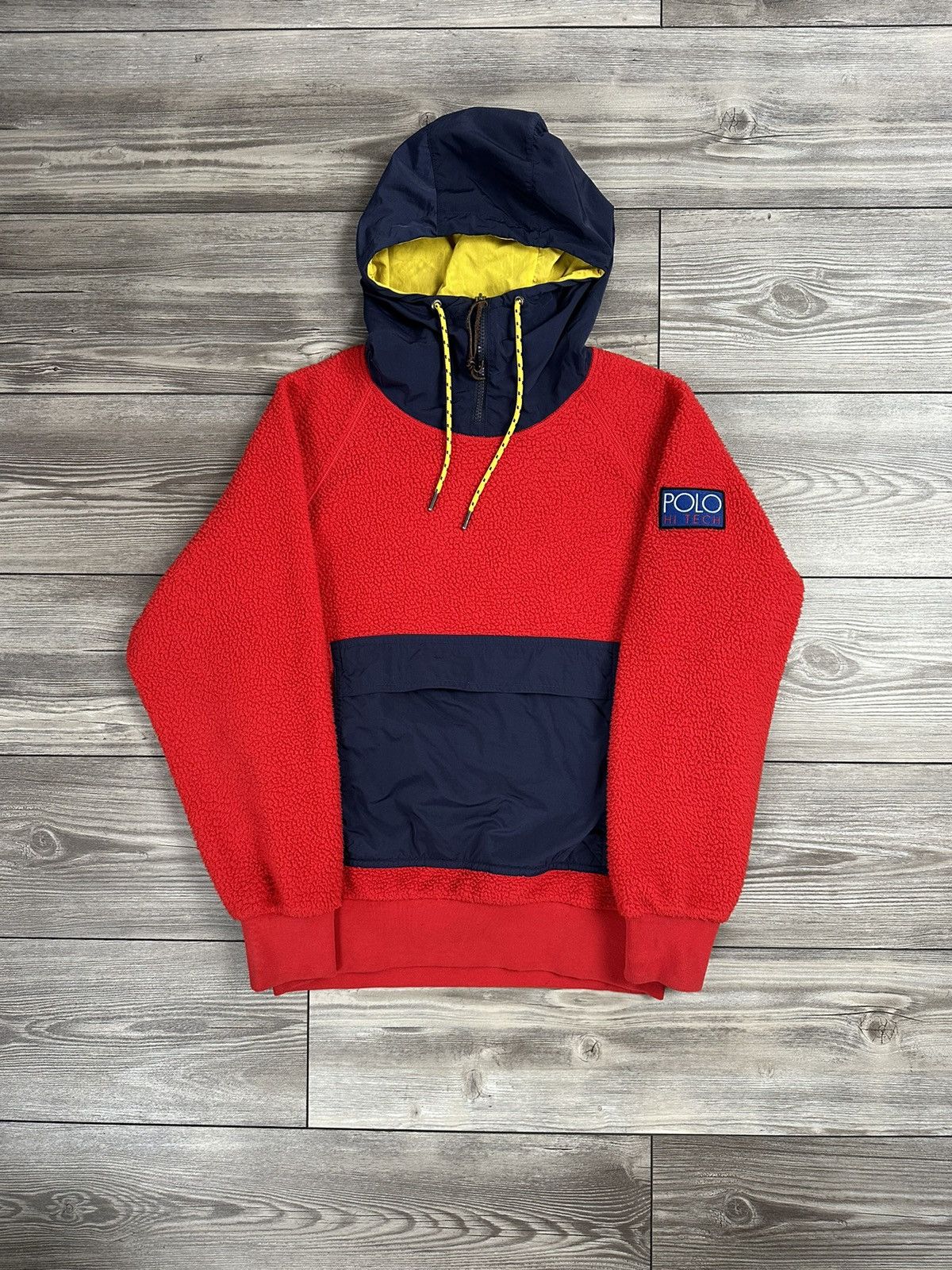 Retro Polo Hi-Tech top Ralph Lauren Fleece Pullover