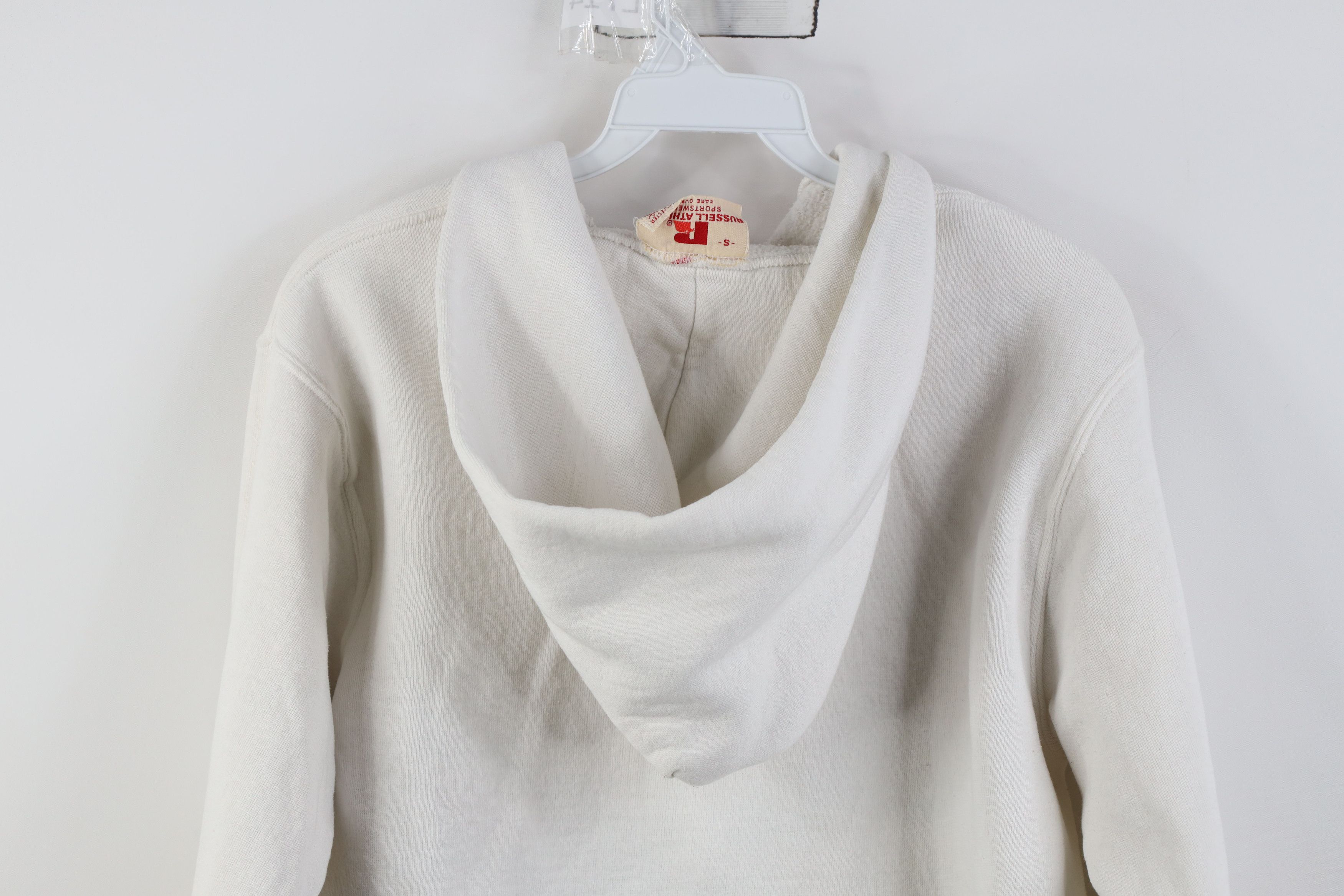 Russell Athletic Vintage 70s Russell Athletic Hoodie Sweatshirt White USA Size US S / EU 44-46 / 1 - 16 Thumbnail