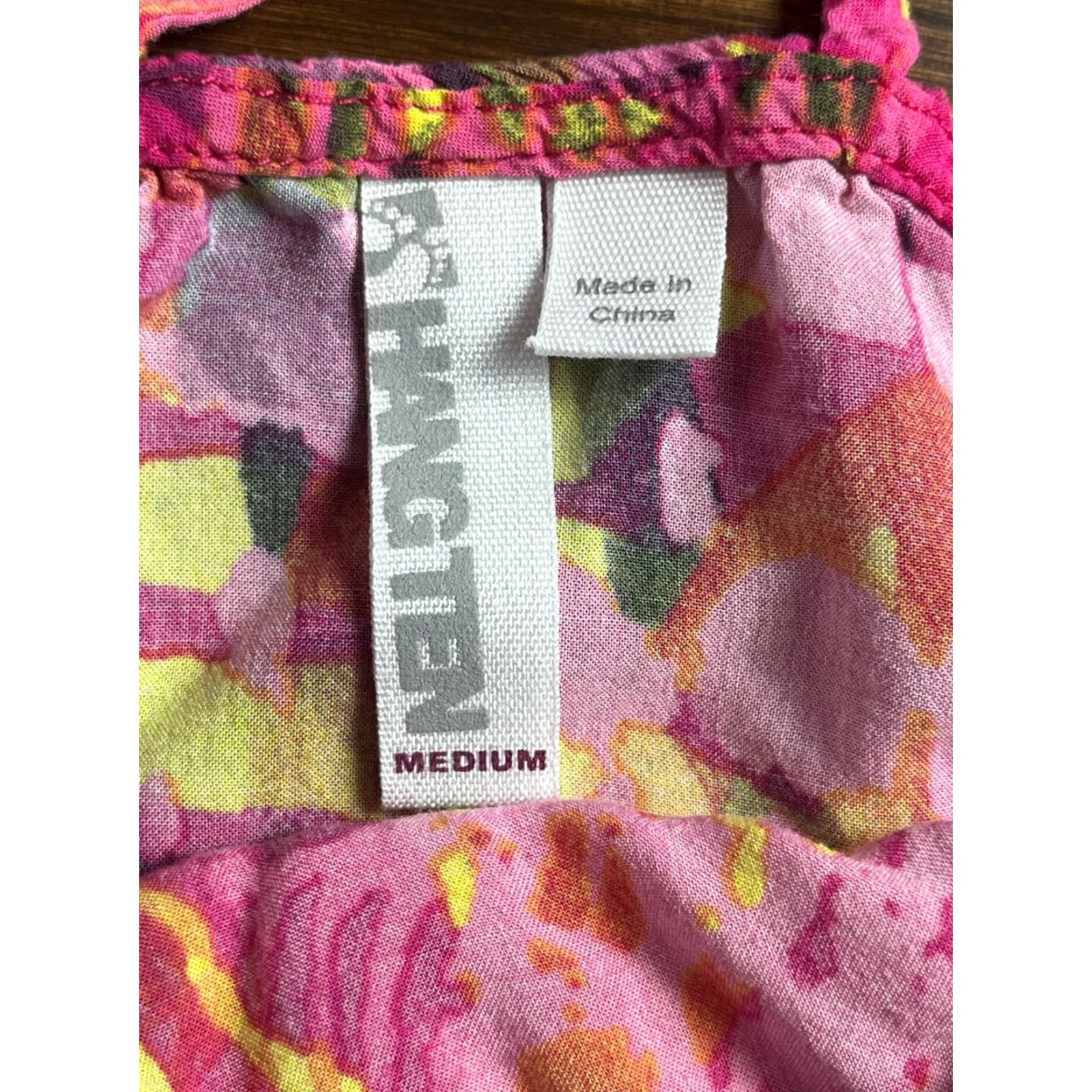 Hang Ten Hang Ten Tank Top Women's M Pink Multicolor High Neck Tank Womens M Pink Multicolor High Neck Size M / US 6-8 / IT 42-44 - 7 Thumbnail