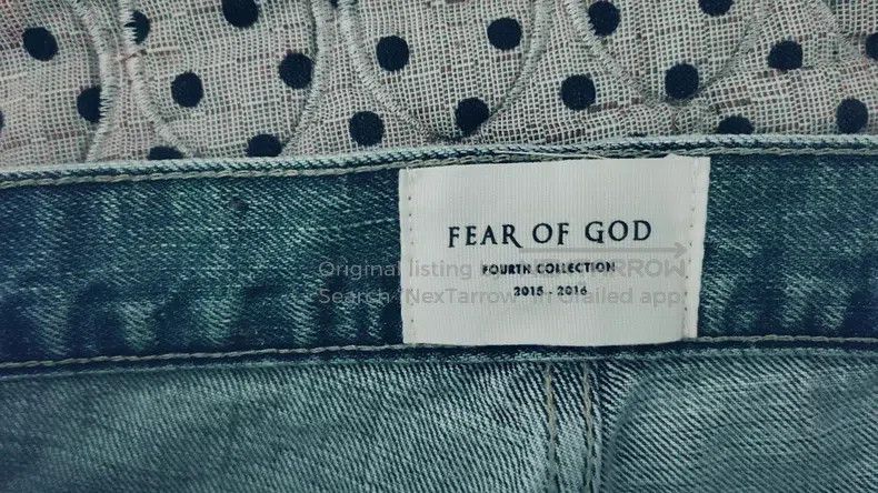 Fear of God Fear of God 4th three batches of blue cattle Size US 28 / EU 44 - 4 Thumbnail