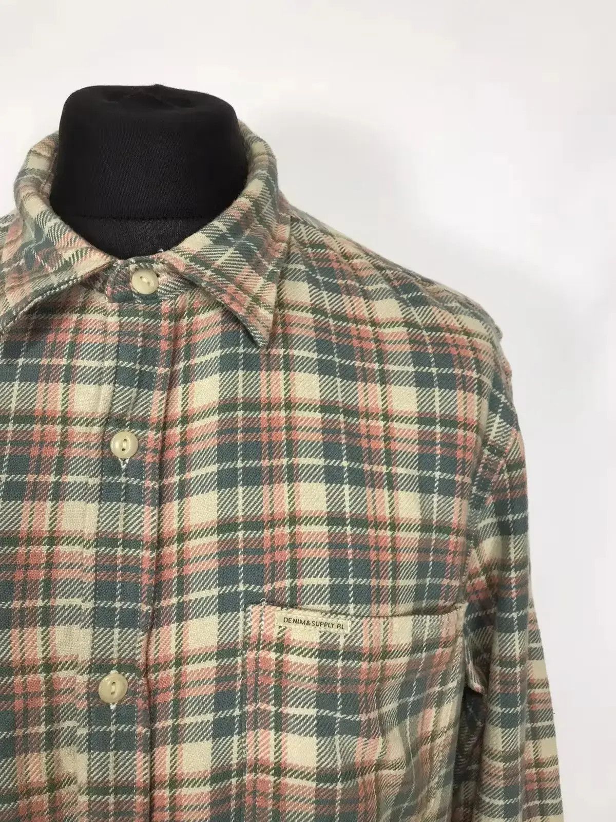 Denim & Supply Ralph Lauren × Flannel × Vintage Denim Supply Ralph Lauren flanell shirt Size US XL / EU 56 / 4 - 3 Thumbnail