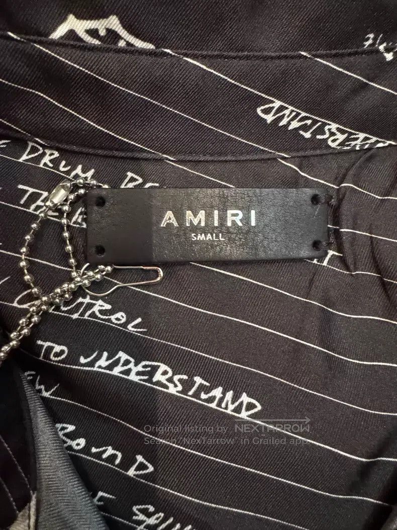 Amiri Amiri Classic silk music note shirt size S Size US S / EU 44-46 / 1 - 3 Thumbnail