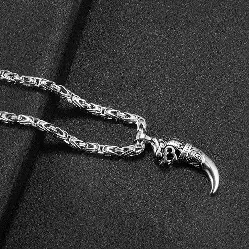 Vintage Punk Domineering Metal Pendant Necklace Size ONE SIZE - 4 Thumbnail