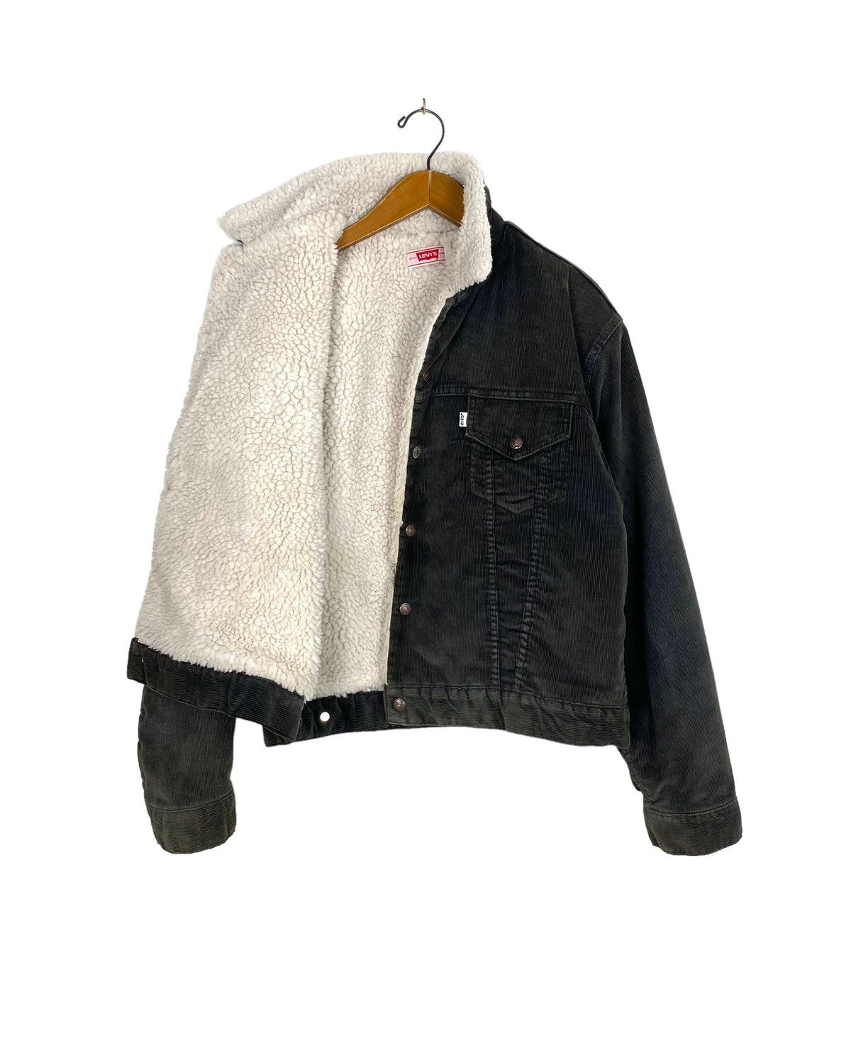 Levi's Rare‼️ Vintage Levi’s Corduroy Sherpa Jacket Made in Usa Size US S / EU 44-46 / 1 - 2 Thumbnail