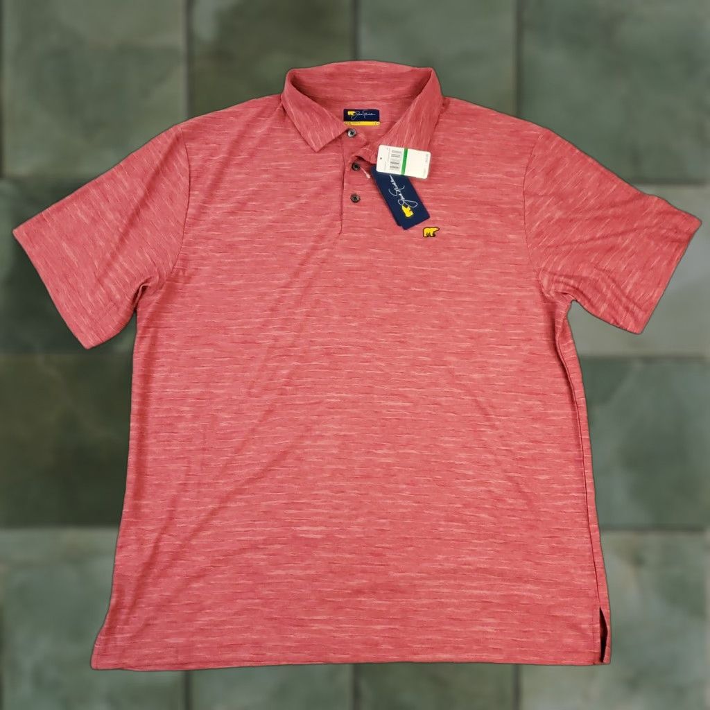 Vintage Nike Jack Nicklaus Polo Shirt Mens L Red Short Sleeve Golf Casual Outdoors Size US L / EU 52-54 / 3 - 1 Thumbnail