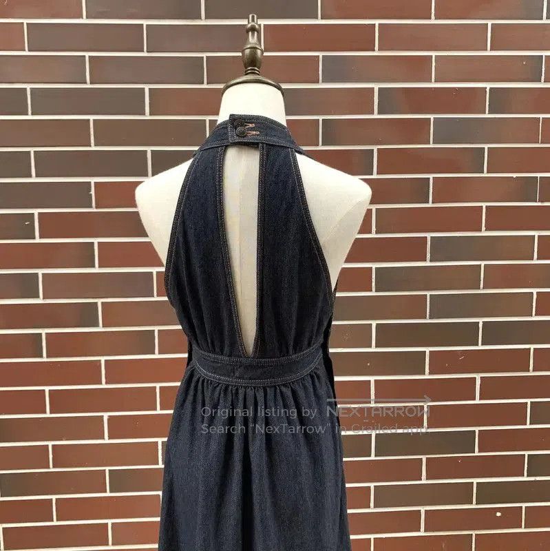 Burberry Burberry Blue Cotton Dress for Women. Size S / US 4 / IT 40 - 3 Thumbnail