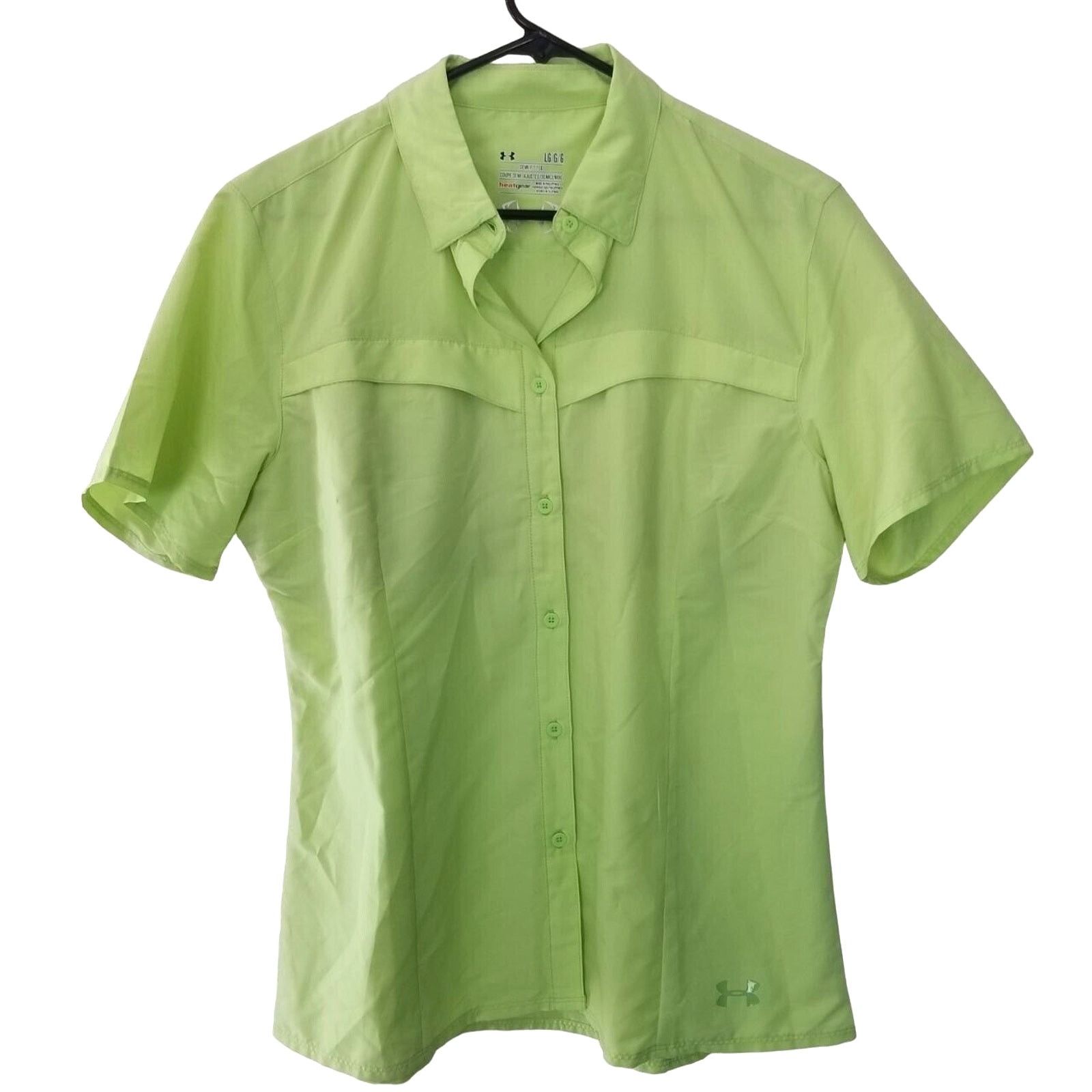 Under Armour Under Armour Womens Heat Gear Button Shirt Size L Gorpcore Size L / US 10 / IT 46 - 1 Thumbnail