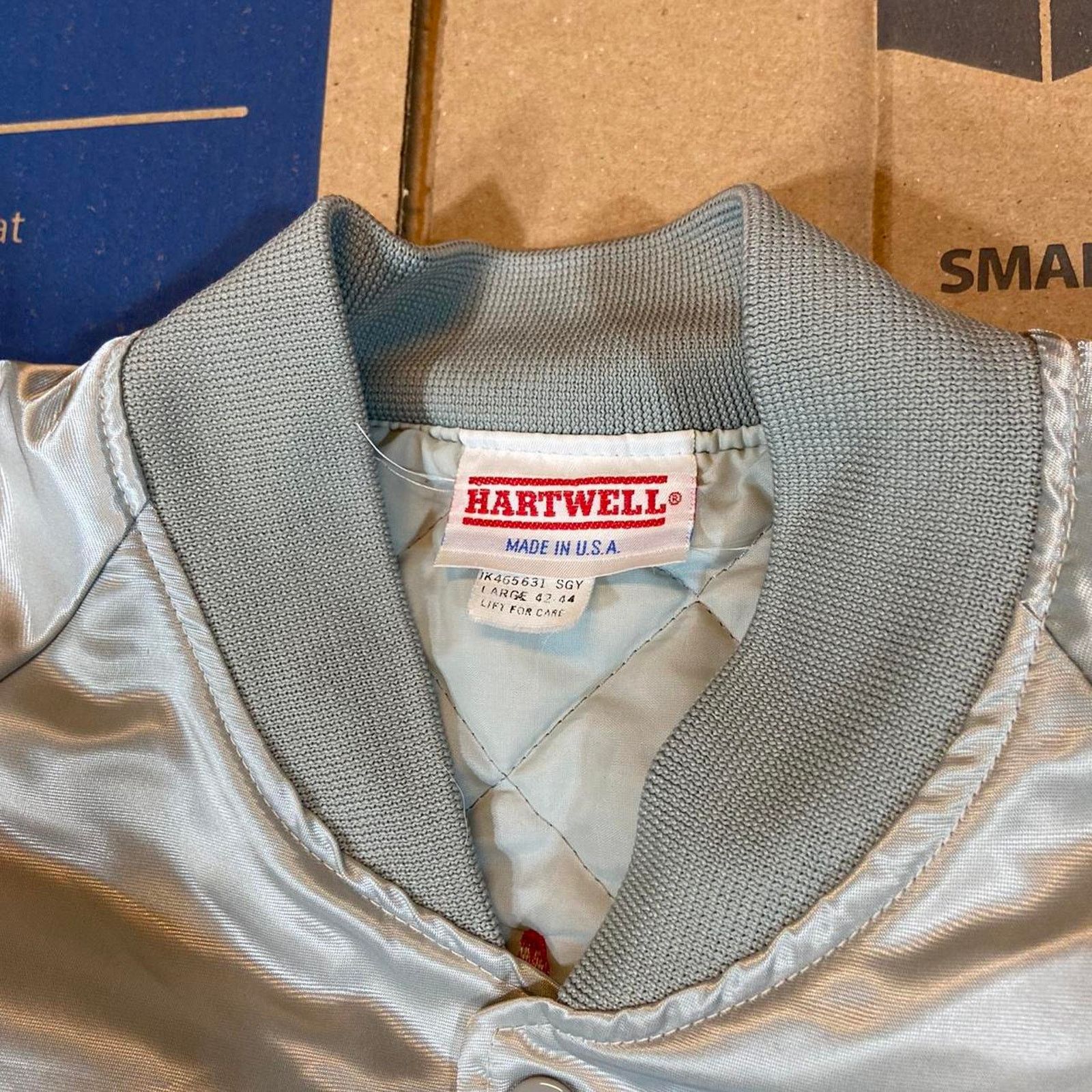 Hanes 80s bomber trucker baseball jacket Size US M / EU 48-50 / 2 - 3 Thumbnail