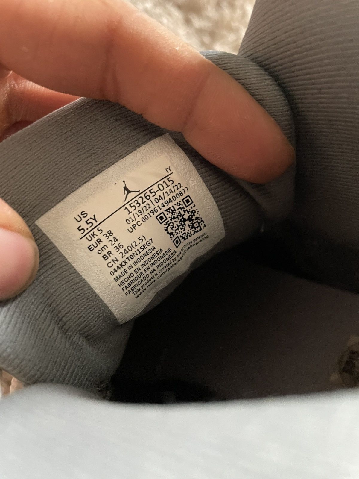 Jordan Brand Jordan 12 Stealth Grey Size US 7 / IT 37 - 10 Thumbnail