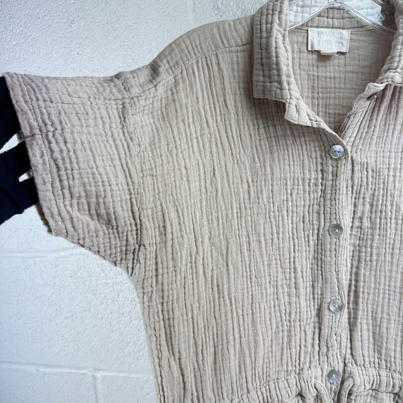 Other Honest Cotton Softshell One Piece Short Romper One Size Tan Size 32" / US 10 / IT 46 - 2 Thumbnail