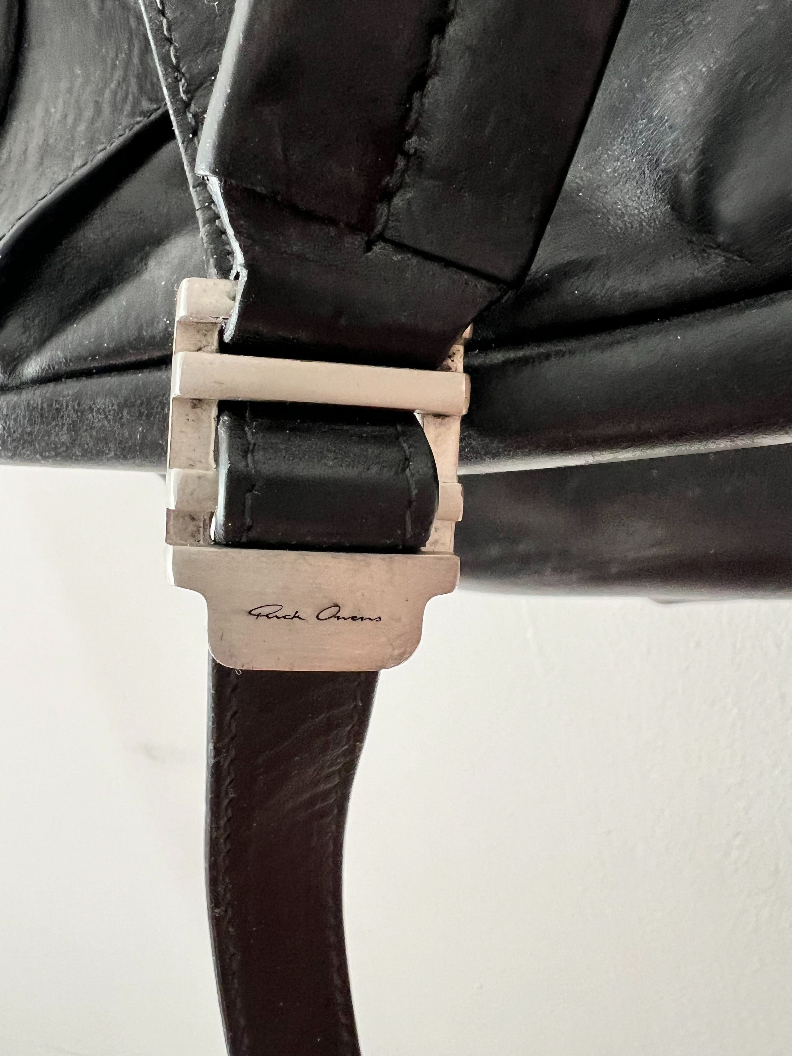 Rick Owens Very Rare Very Big Leather Backpack Size ONE SIZE - 14 Thumbnail