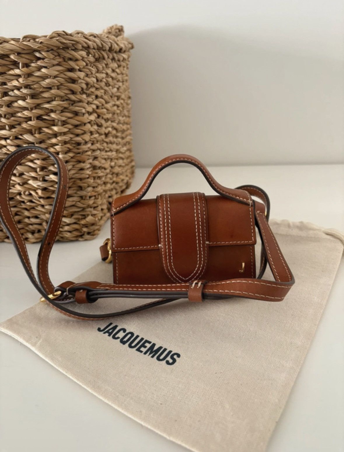 Jacquemus jacquemus Le Petit Bambino Satchel leather bag Size ONE SIZE - 4 Thumbnail