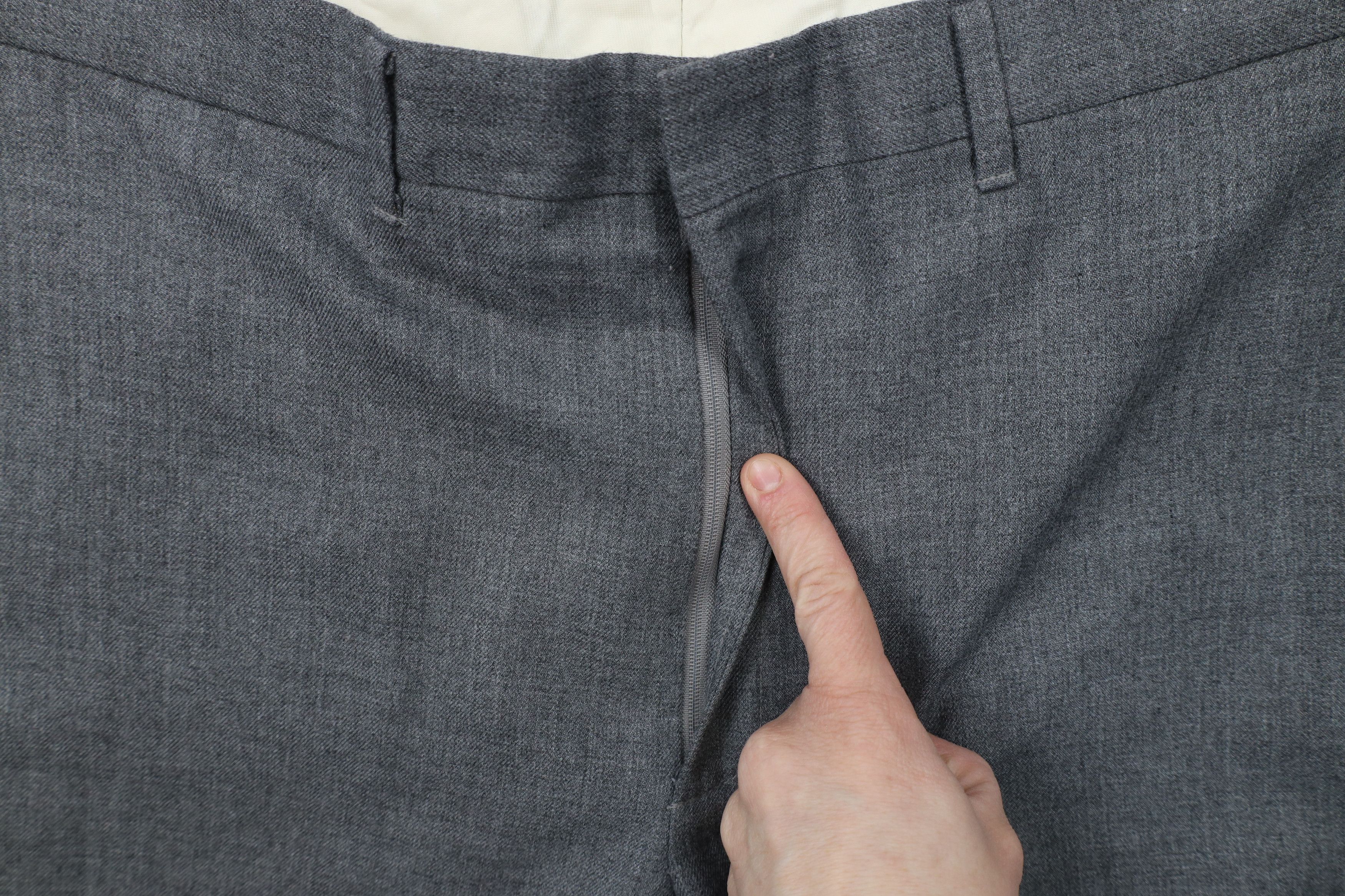 Vintage Vintage 70s Streetwear Chambray Flared Chino Pants Gray USA Size US 32 / EU 48 - 6 Thumbnail