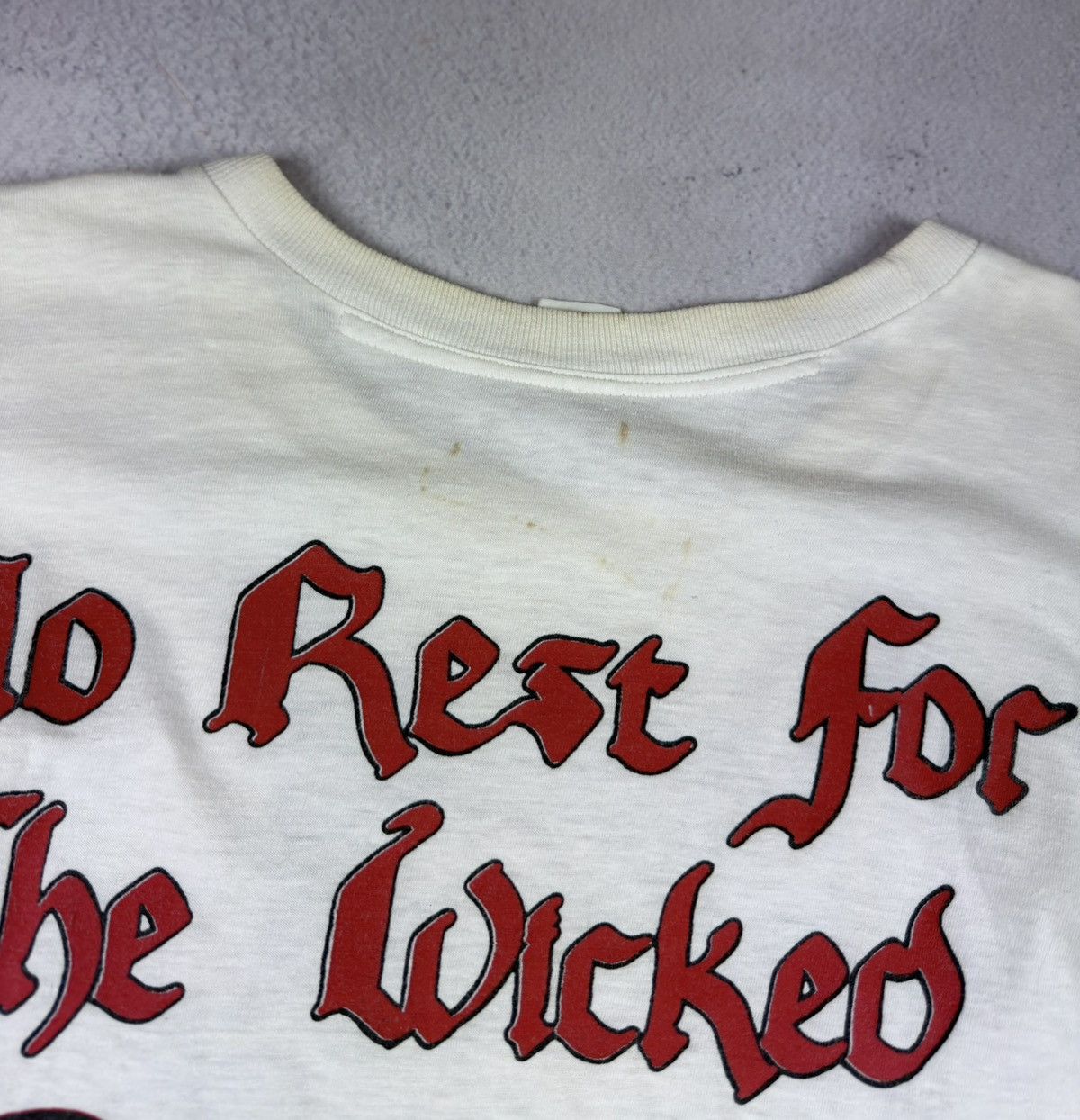 Ozzy Osbourne Rare! Vintage 1988 Ozzy Osbourne No Rest For The Wicked Band Size US M / EU 48-50 / 2 - 14 Thumbnail