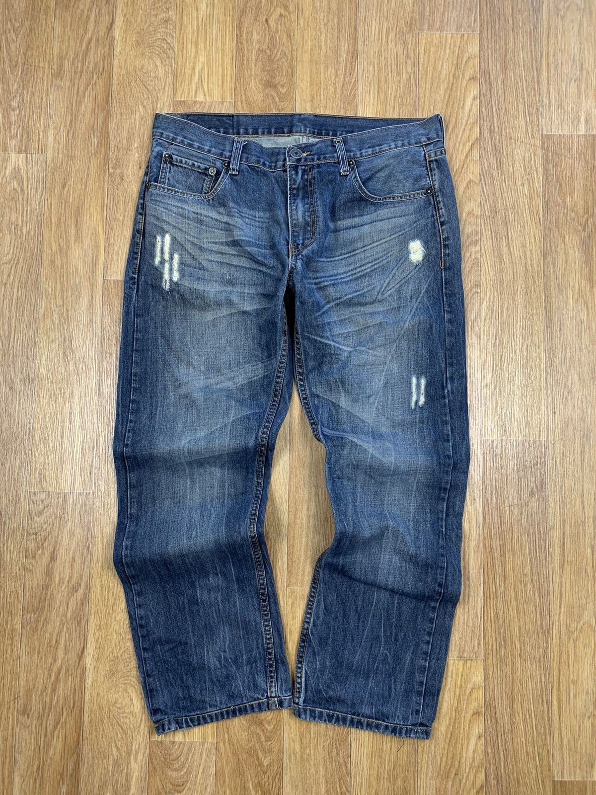 Japanese Brand × Levi's Levi’s V23 Asian Denim Blue Distressed Jeans FCL16B Size US 36 / EU 52 - 2 Thumbnail
