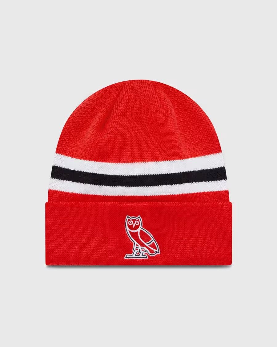 NHL × October's Very Own OVO X NHL CHICAGO BLACKHAWKS BEANIE Size ONE SIZE - 2 Thumbnail