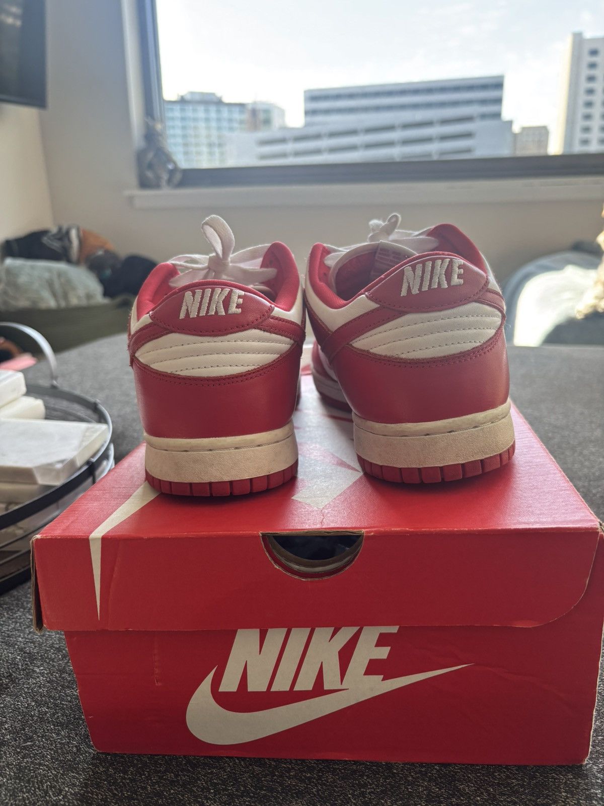 Nike Nike Dunk Low Red “St. John’s” Size US 8.5 / EU 41-42 - 2 Thumbnail