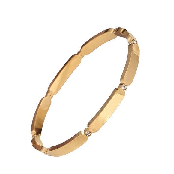 Other Women Gold Versatile Square Shaped, Stainless Steel Bracelet Size ONE SIZE - 1 Thumbnail