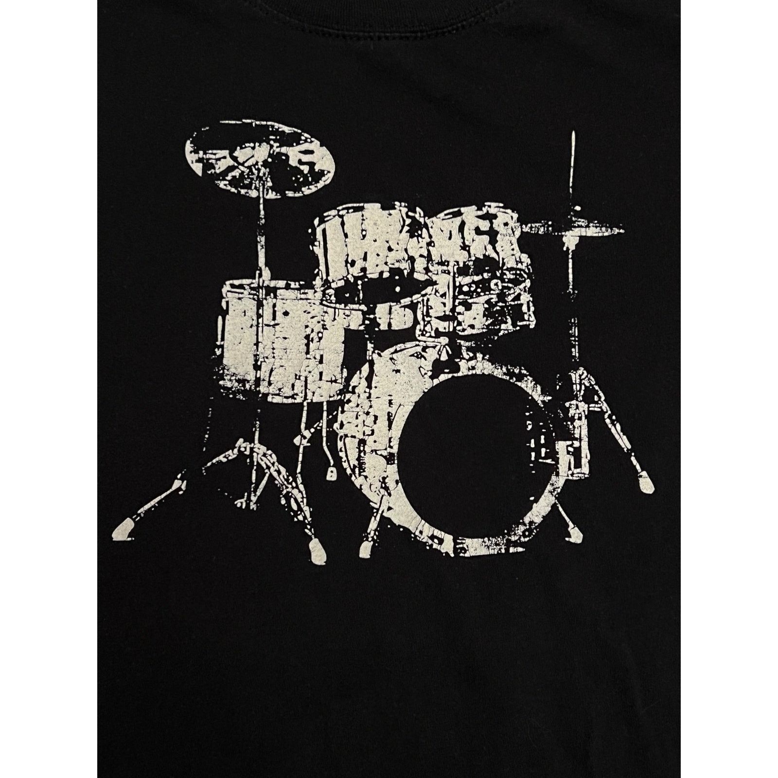Other Vintage Utility Drum Kit Graphic T-Shirt XL Black Music Band Size US XL / EU 56 / 4 - 3 Thumbnail