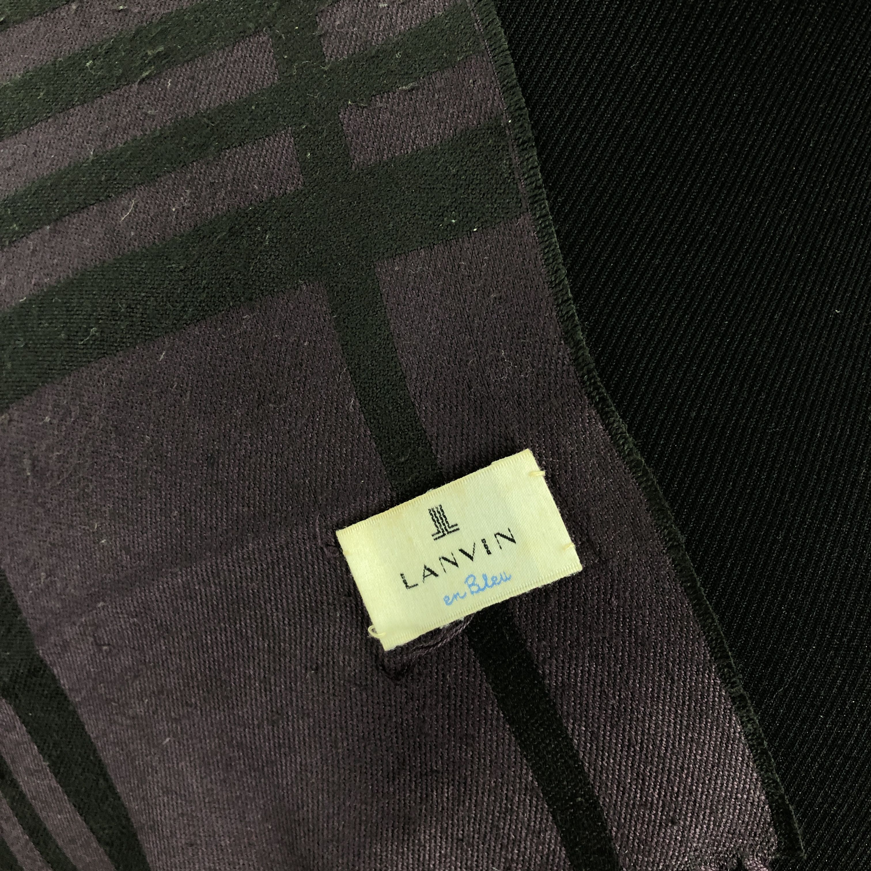 Lanvin × Vintage Vintage Lanvin Scarf Muffler MF104 Size ONE SIZE - 3 Thumbnail