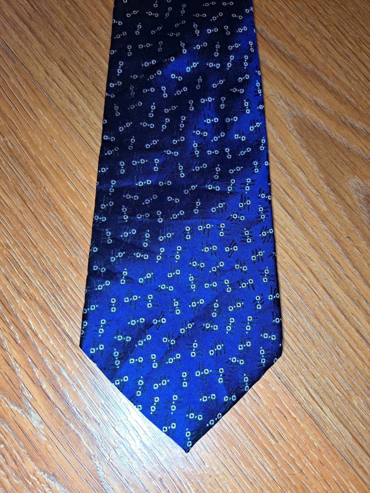 Polo Ralph Lauren Ralph Lauren Tie Mens Silk Blue Abstract USA Necktie Size ONE SIZE - 1 Thumbnail