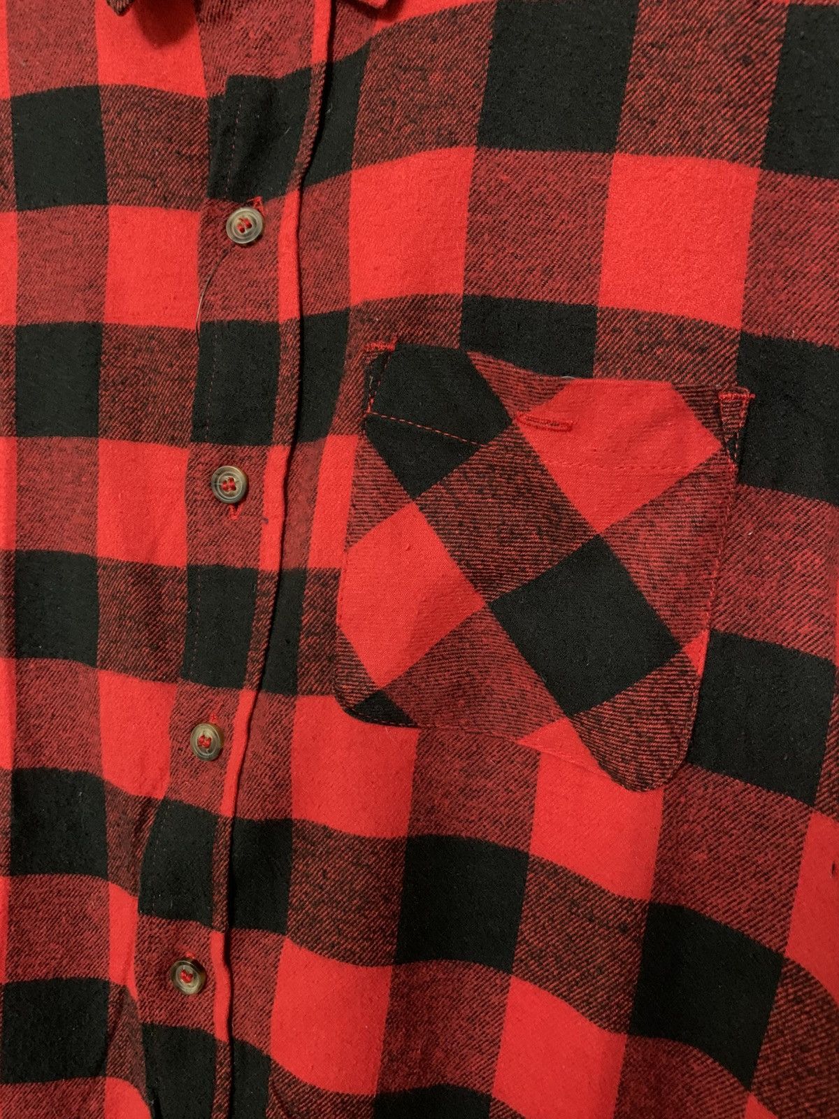 Tete Homme 🐍 Tete Homme Plaid Flannel Shirt Size US L / EU 52-54 / 3 - 3 Thumbnail
