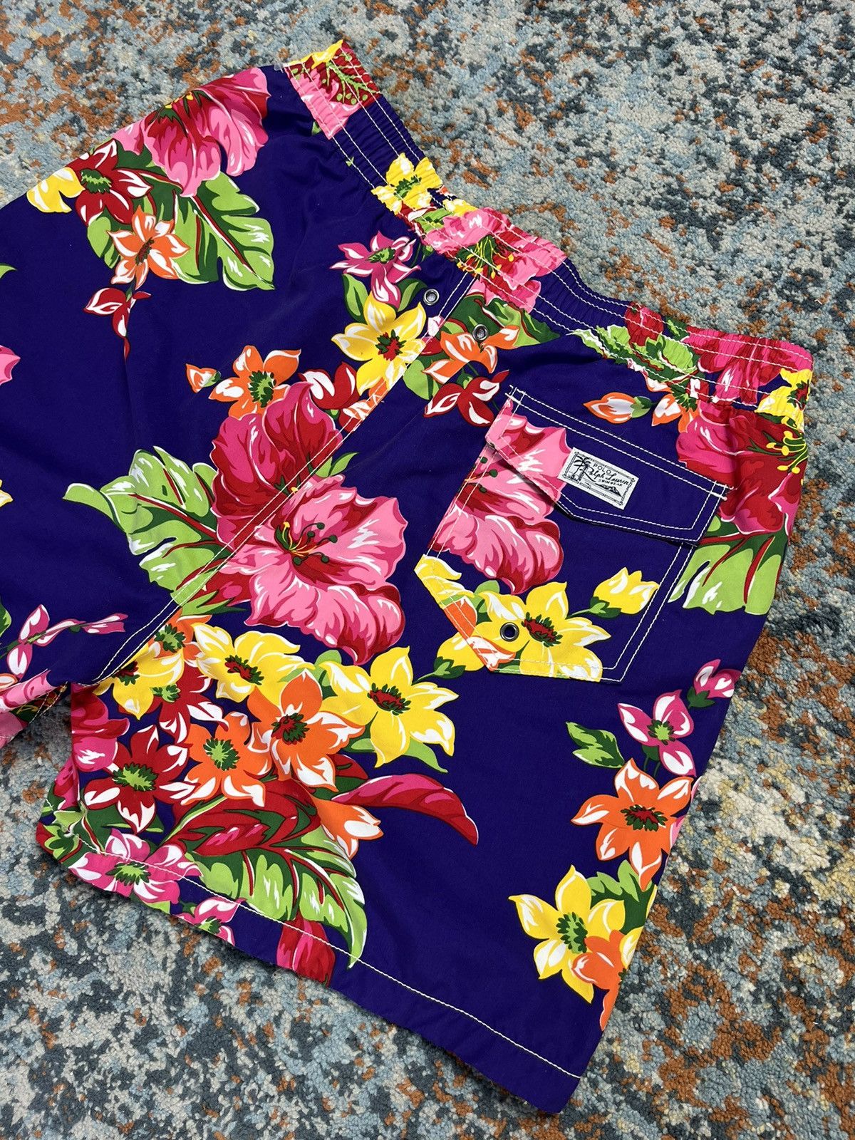 Polo Ralph Lauren Vintage 00s Polo Ralph Lauren floral print shorts old money Size US 36 / EU 52 - 12 Thumbnail