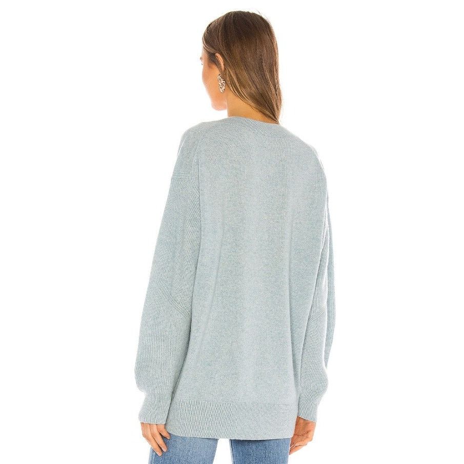 Rag & Bone Rag & Bone Cashmere Sea Foam Blue Oversized Logan Sweater M Size M / US 6-8 / IT 42-44 - 2 Thumbnail