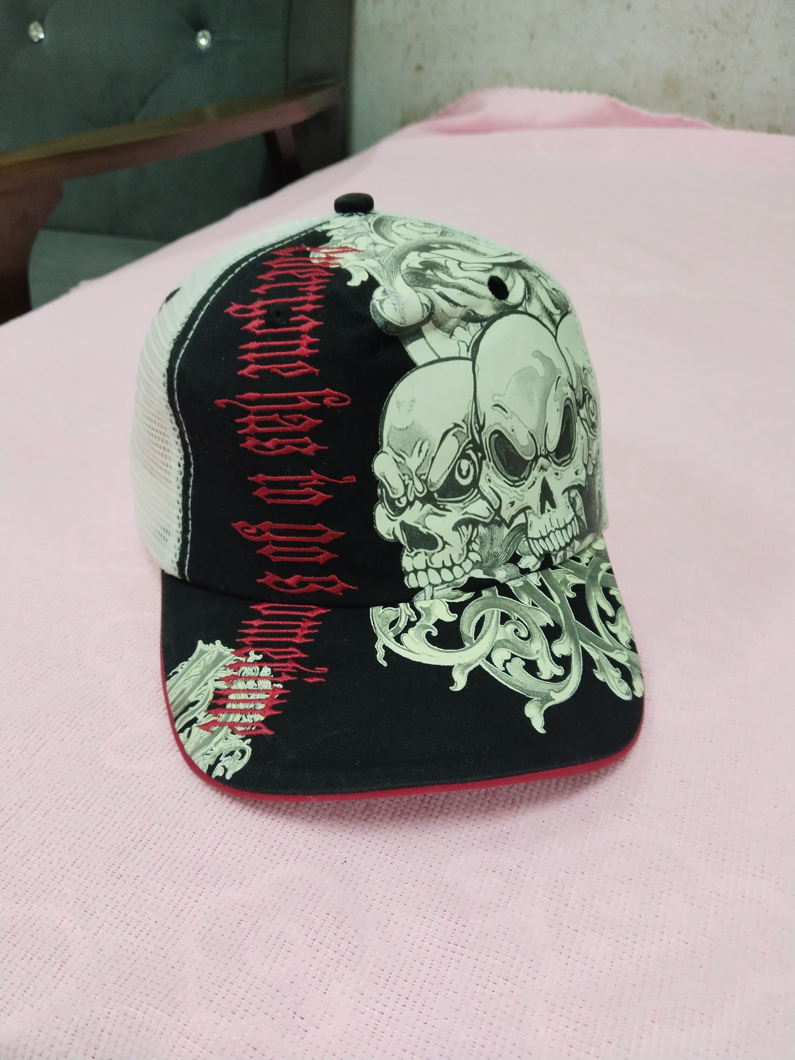 Scully XTREME KNOUTTS HAUNT SKULLS TRUCKER HAT Size ONE SIZE - 1 Thumbnail