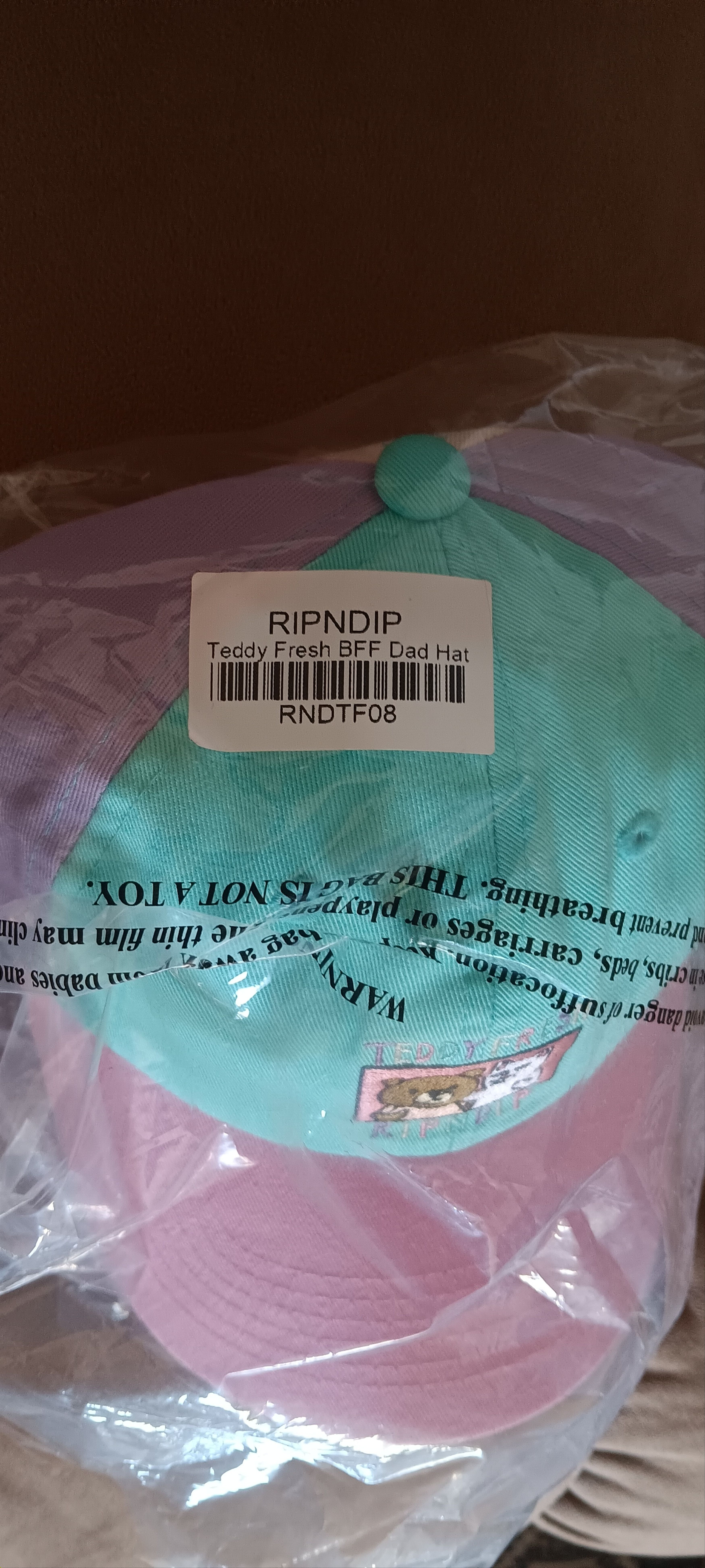 RIPNDIP × Teddy Fresh Rip N Dip x Teddy Fresh BFF Dad Hat Size ONE SIZE - 2 Thumbnail