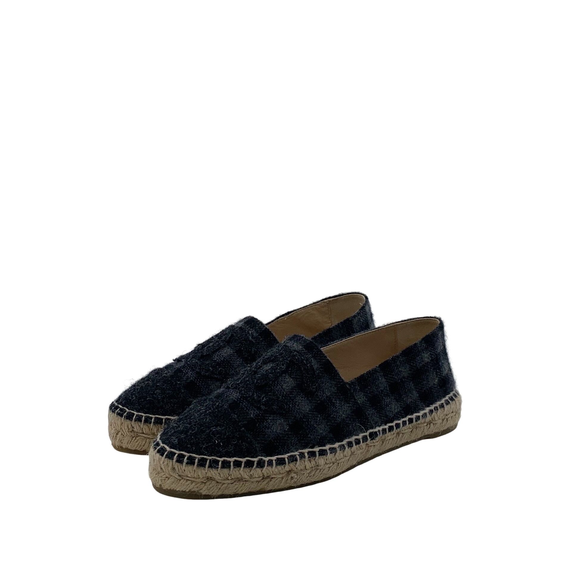 Chanel Chanel Checkered Tweed Espadrilles 37 Size US 7 / IT 37 - 1 Thumbnail