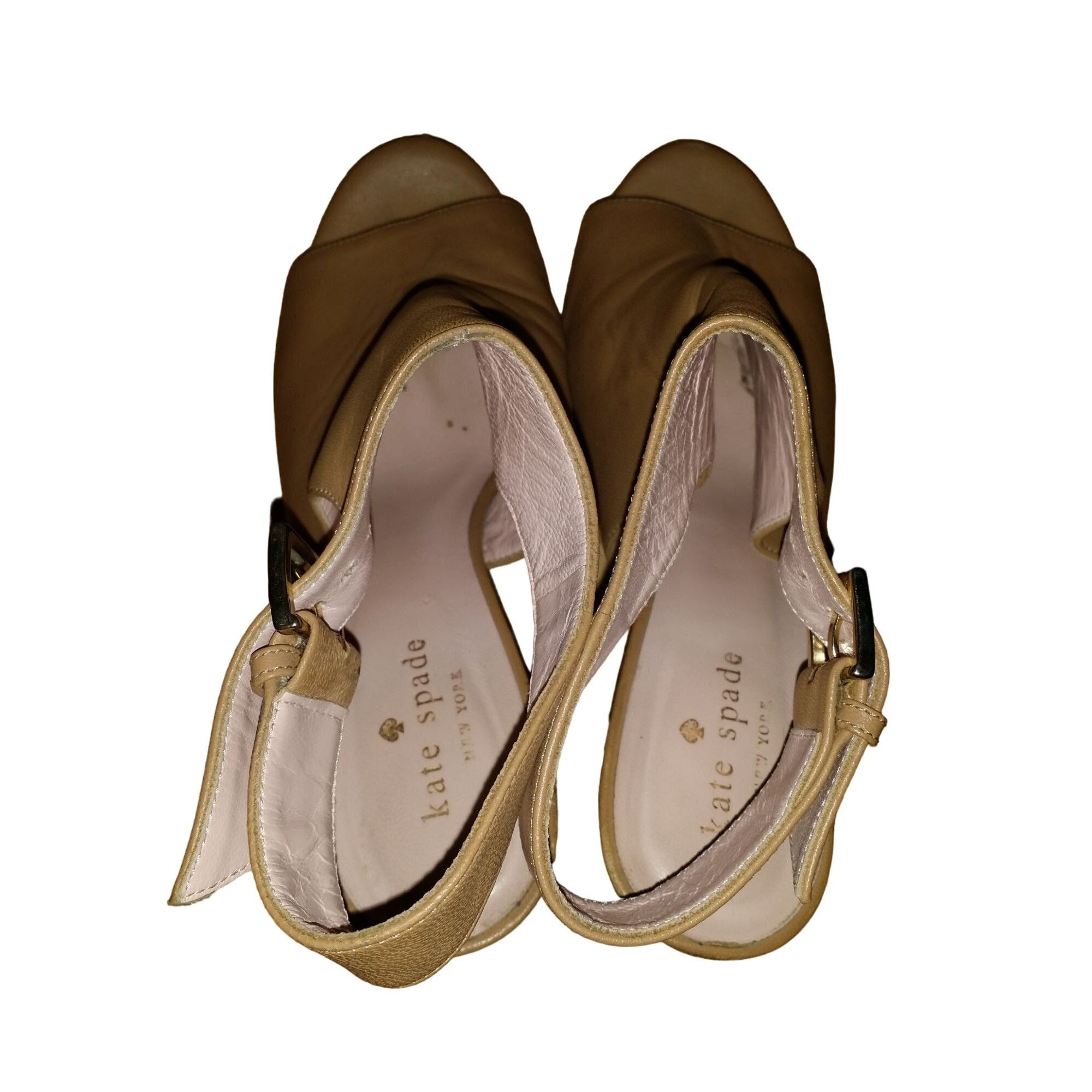 Kate Spade Kate Spade New York Olivia Scalloped Heels Women Sz 7B Nude Size US 7 / IT 37 - 5 Thumbnail