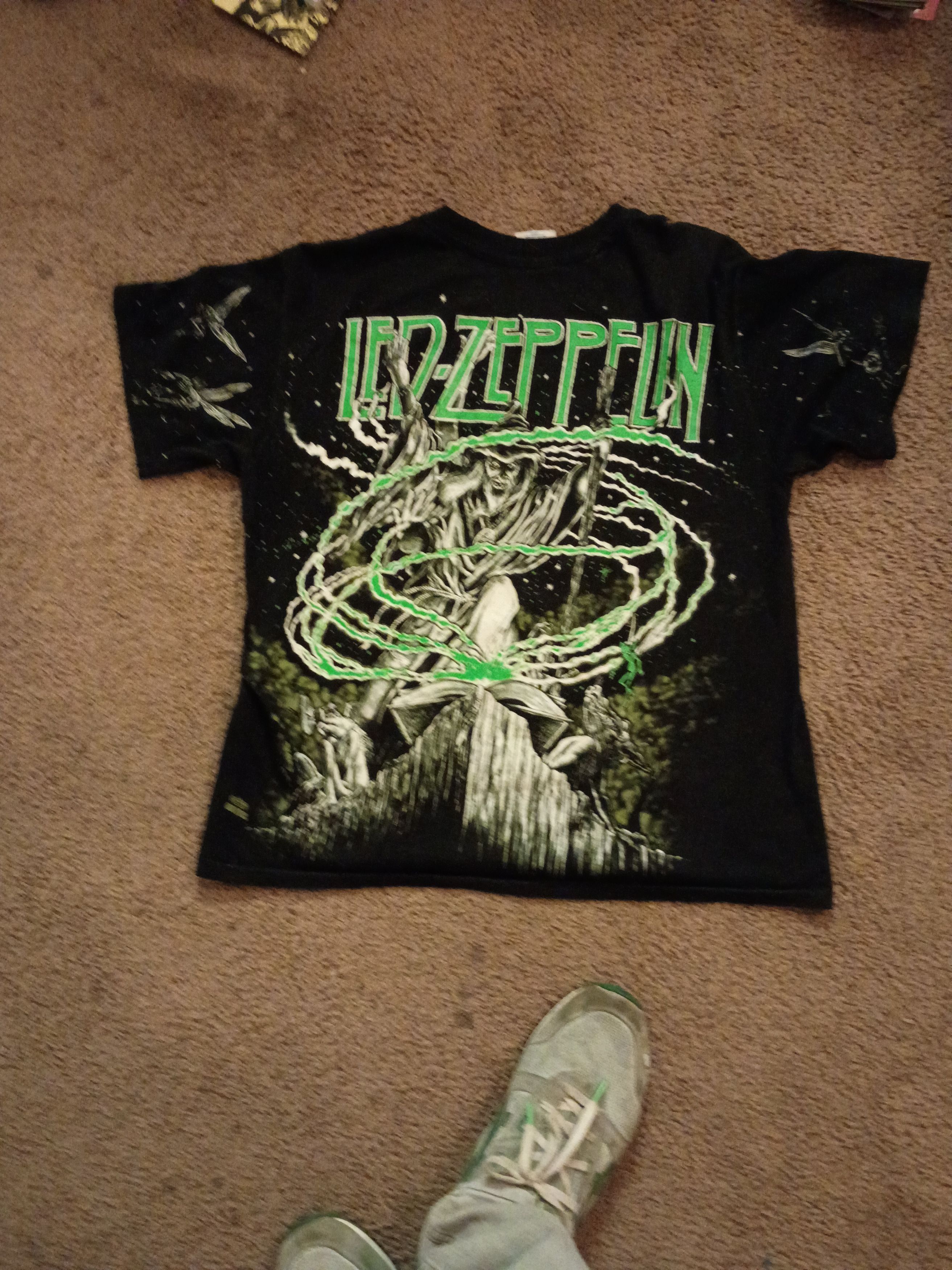 Other Vintage Led Zeppelin All Over Print Tour Shirt Size US L / EU 52-54 / 3 - 1 Thumbnail