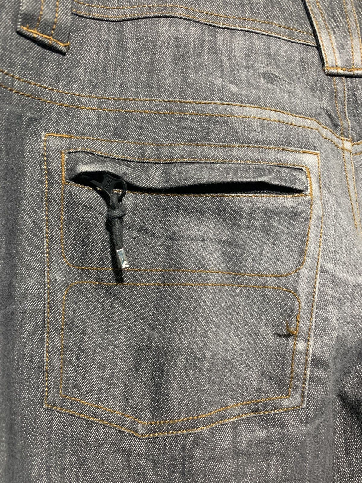 If Six Was Nine Holden multi zip flare denim layered jeans ifsixwasnine Size US 35 - 14 Thumbnail