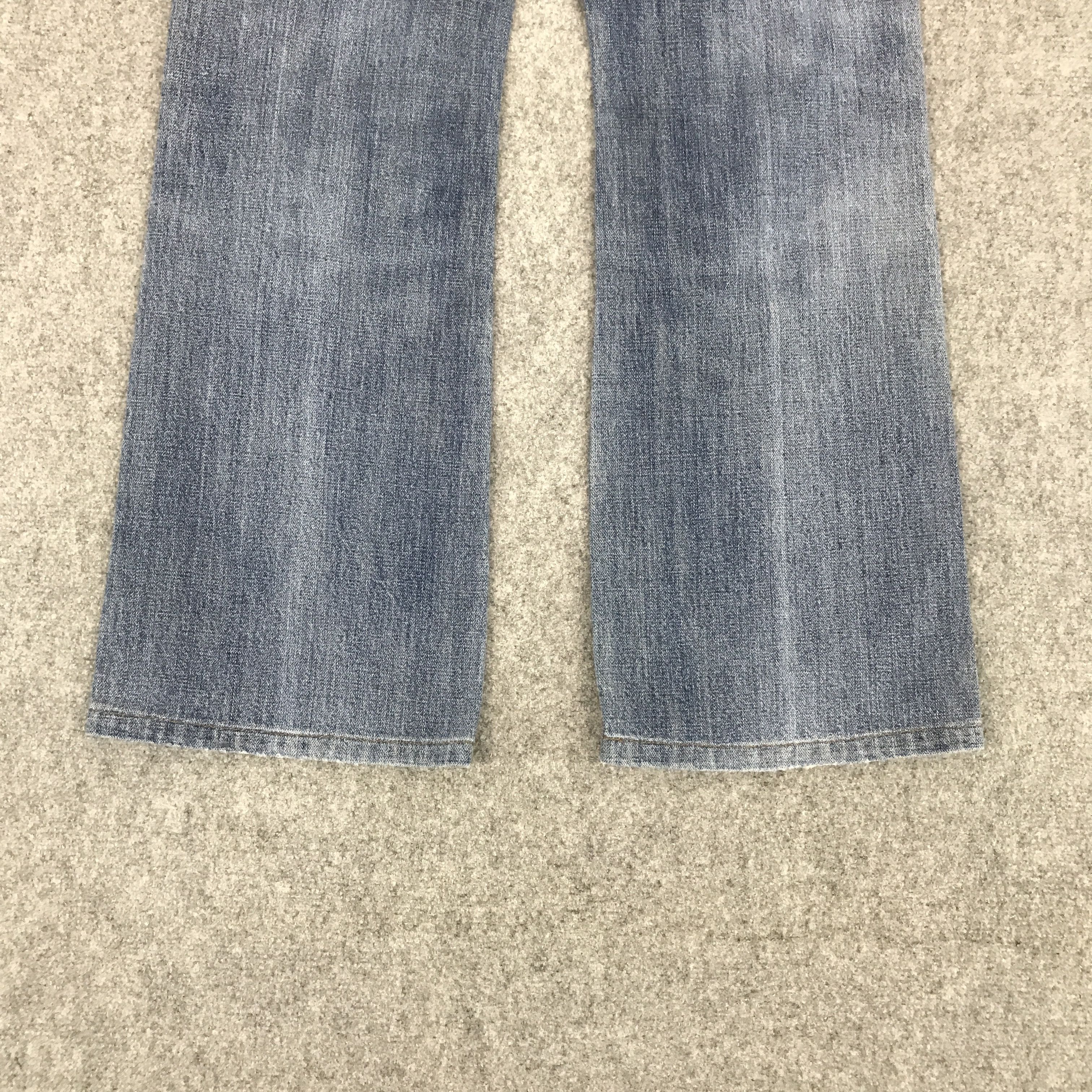 Japanese Brand × Wrangler FLARE WRANGLER DENIM BOOTCUT DISTRESSED JENAS PANTS Size US 33 - 6 Thumbnail